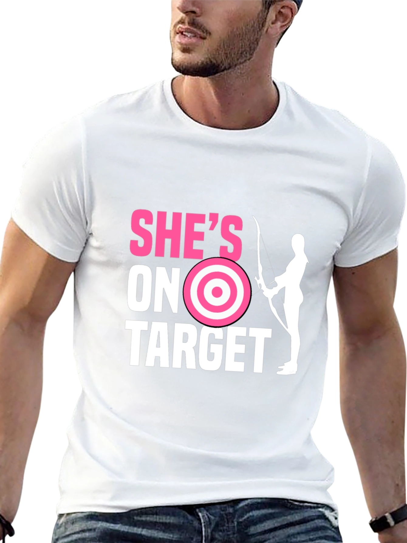 Shes On Target Archer Graphic Tee