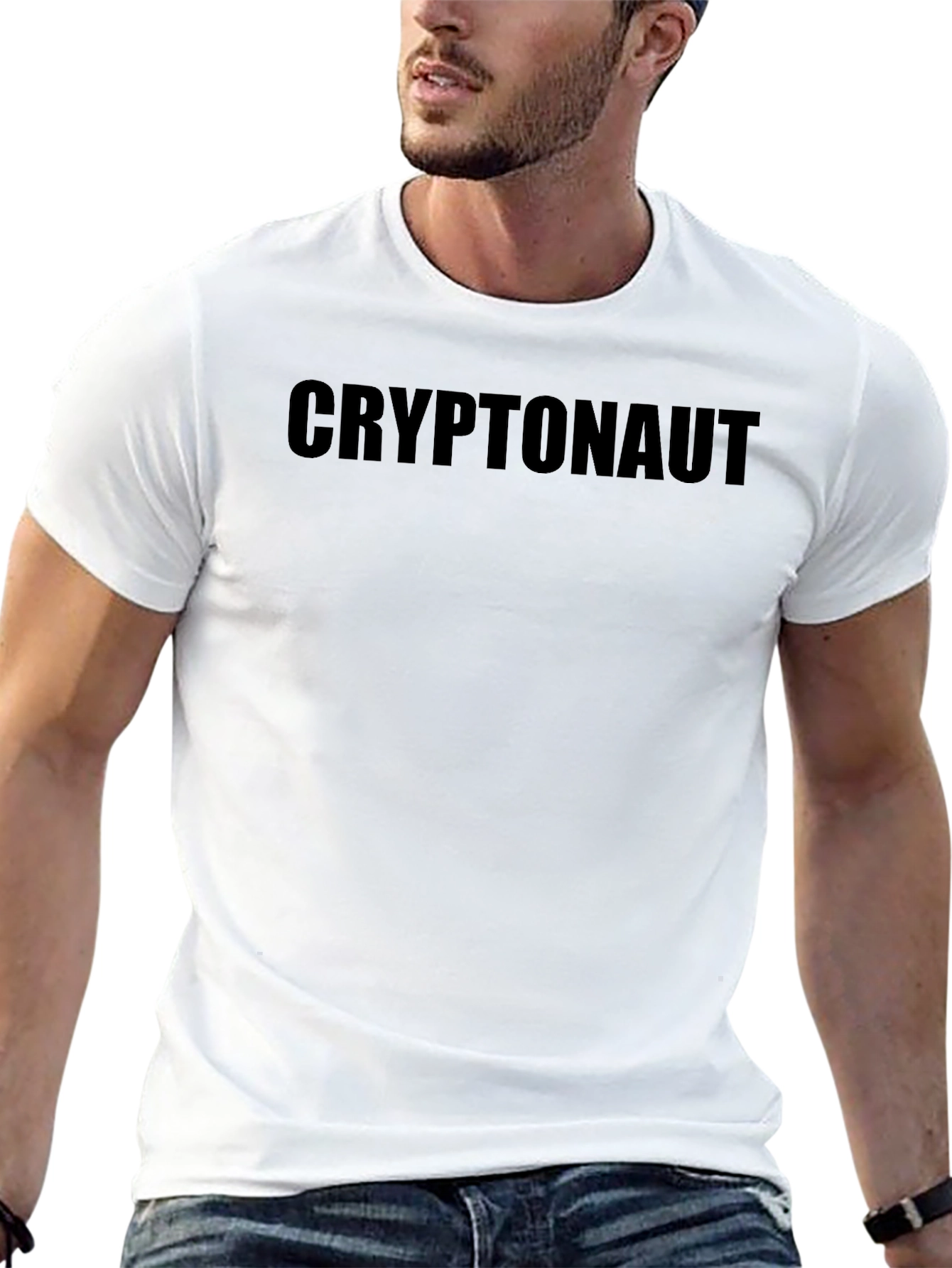 Cryptonaut Black T-Shirt | Cool Crypto Design