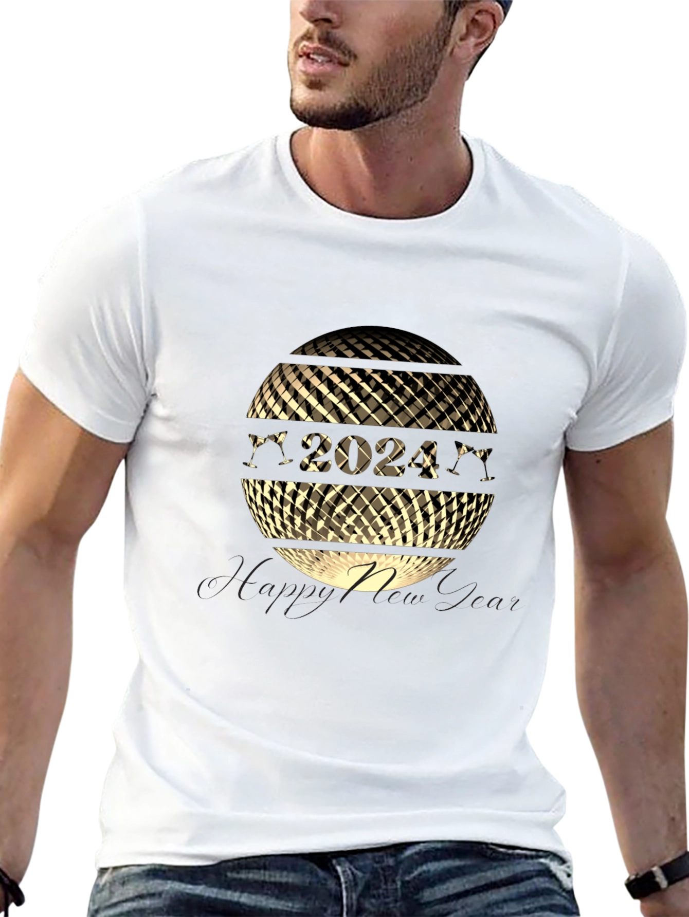 Festive 2024 New Year Sphere Tee