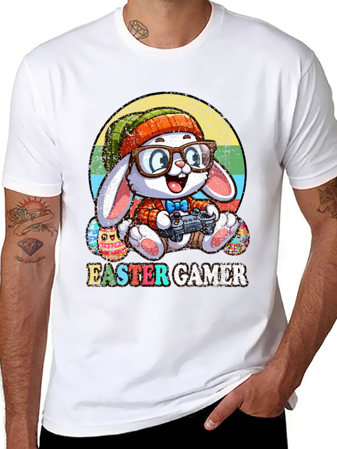 Easter Gamer Bunny T-Shirt