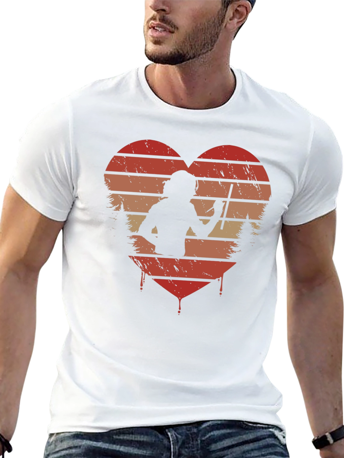 Retro Heart Artist T-Shirt