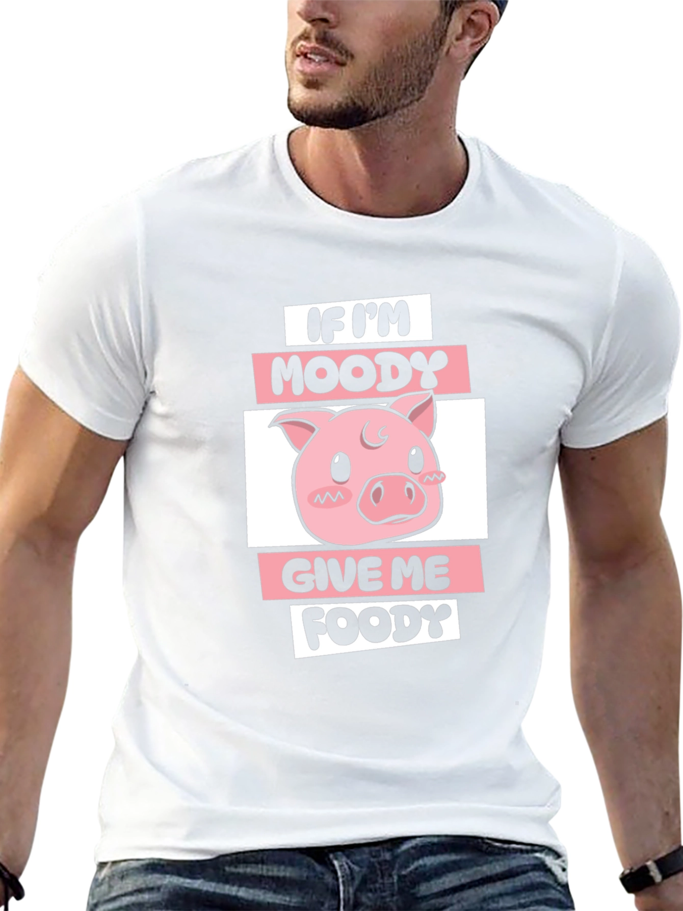 Moody Piggy T-Shirt - Give Me Foody!