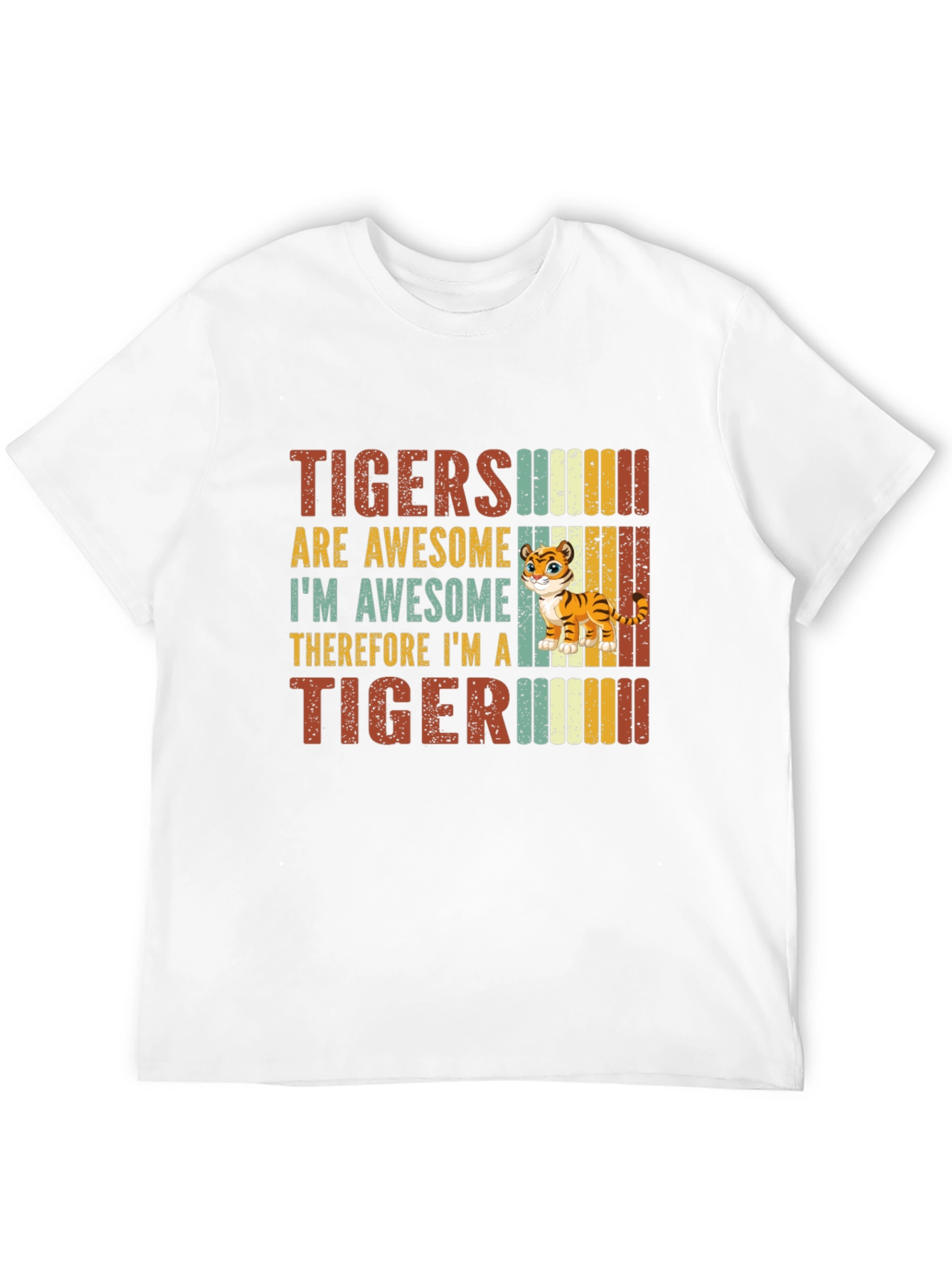 Tigers Are Awesome Graphic T-Shirt