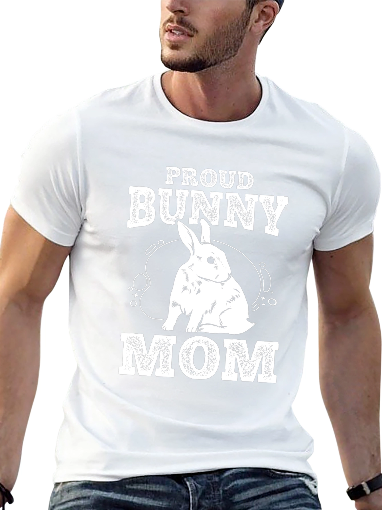 Proud Bunny Mom Graphic Tee