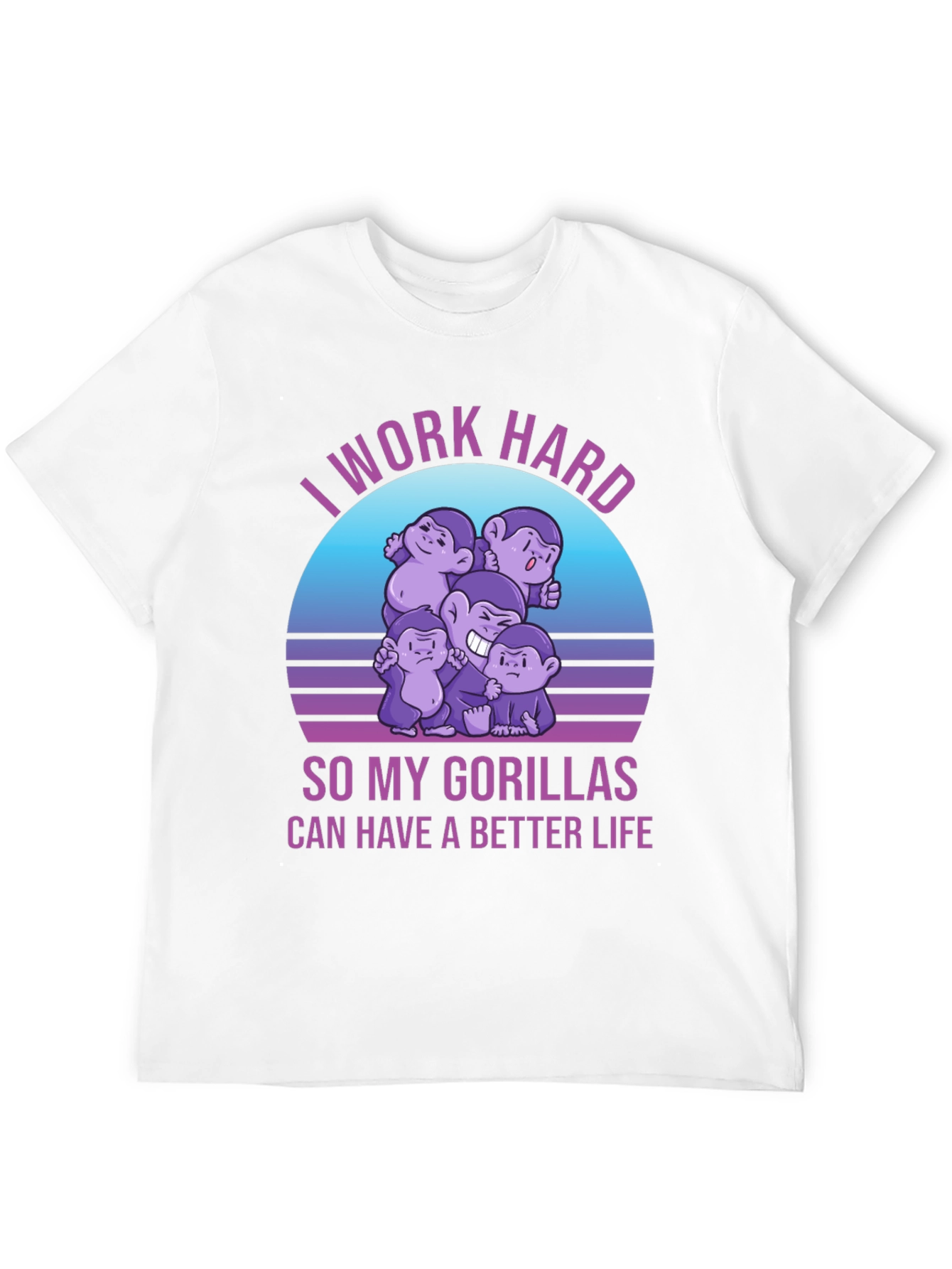 Work Hard Gorillas T-Shirt