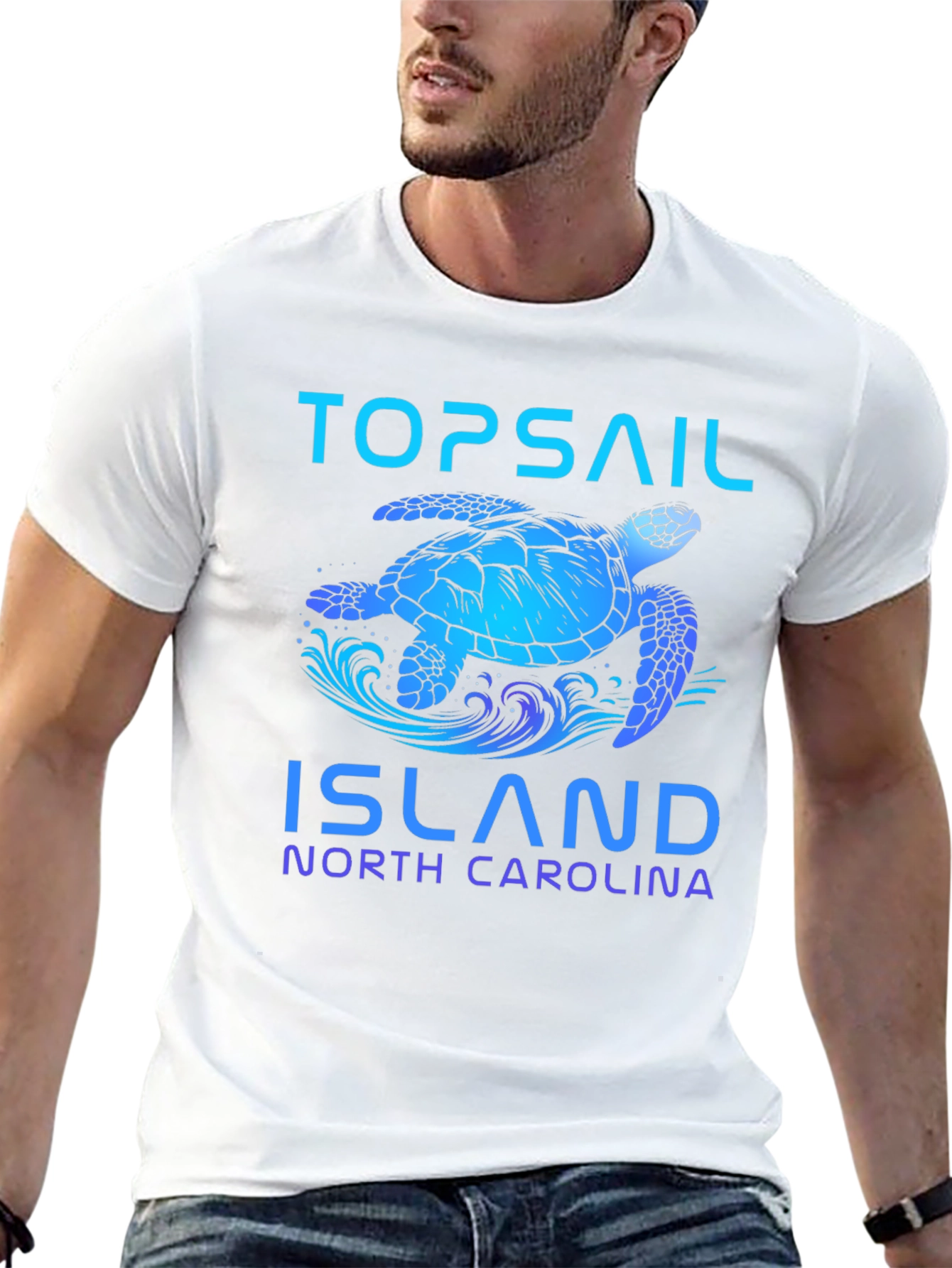Topsail Island Turtle Graphic Tee