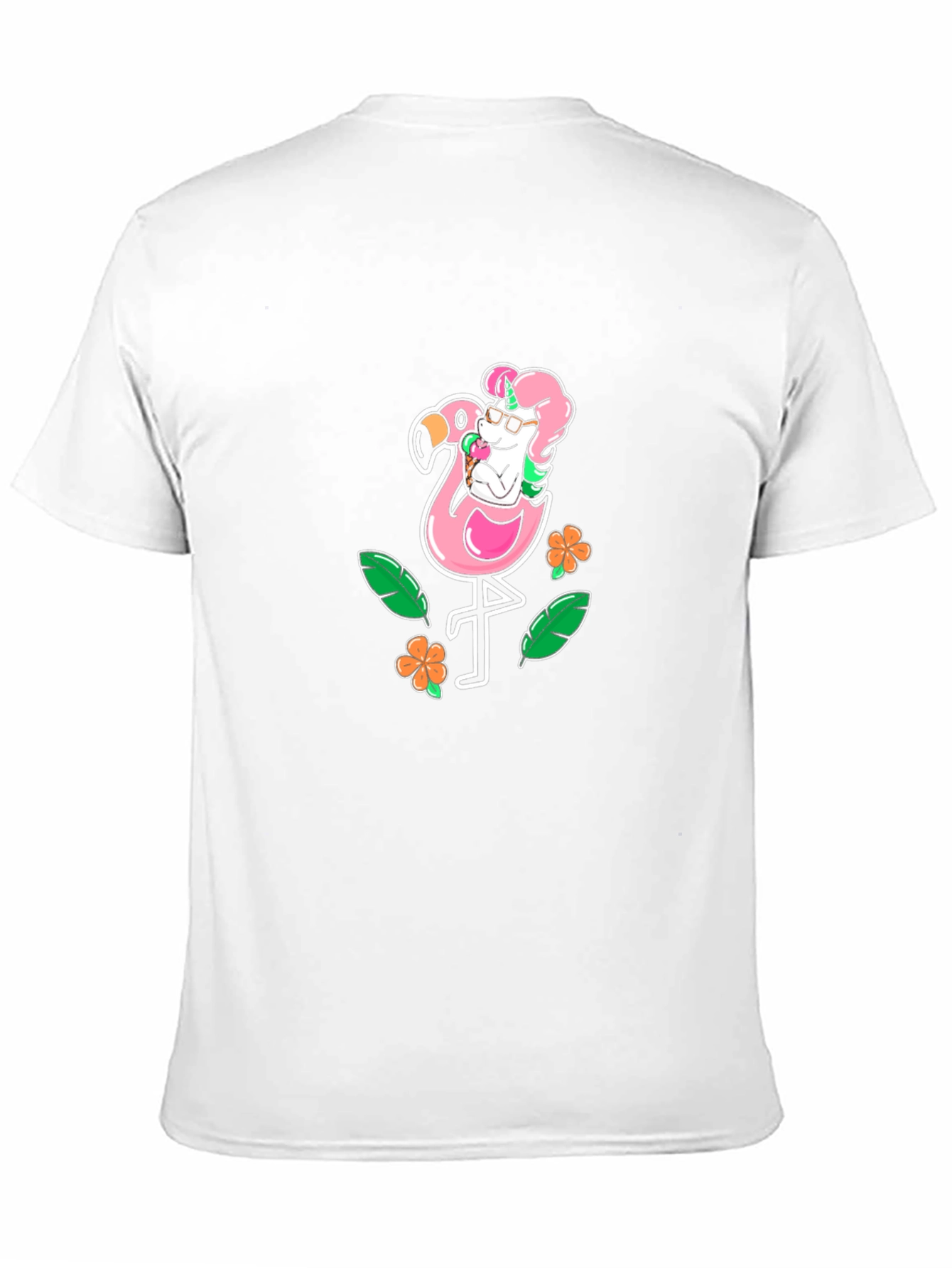 Unicorn Flamingo Graphic T-Shirt