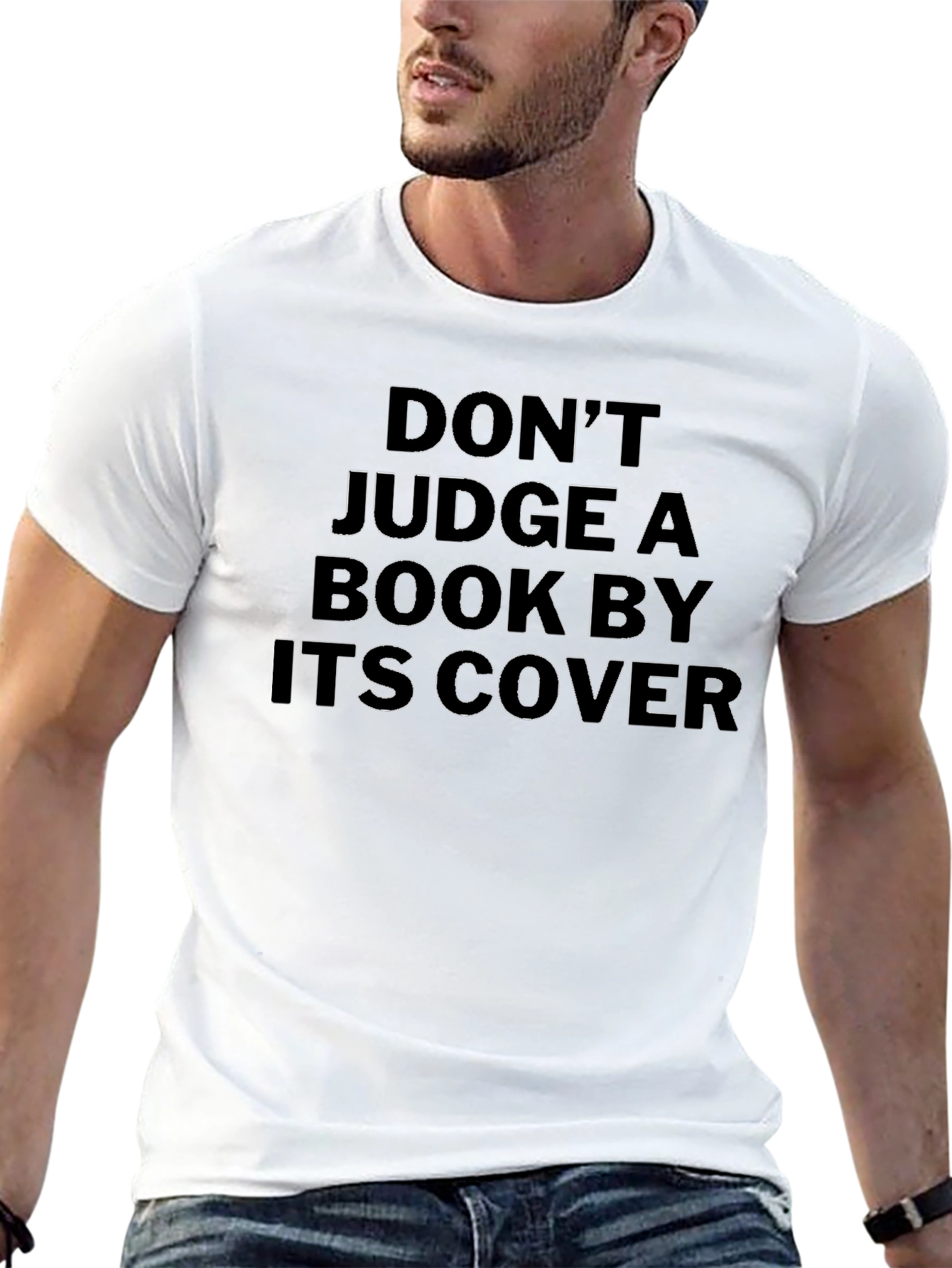 Dont Judge a Book By Its Cover Black T-Shirt