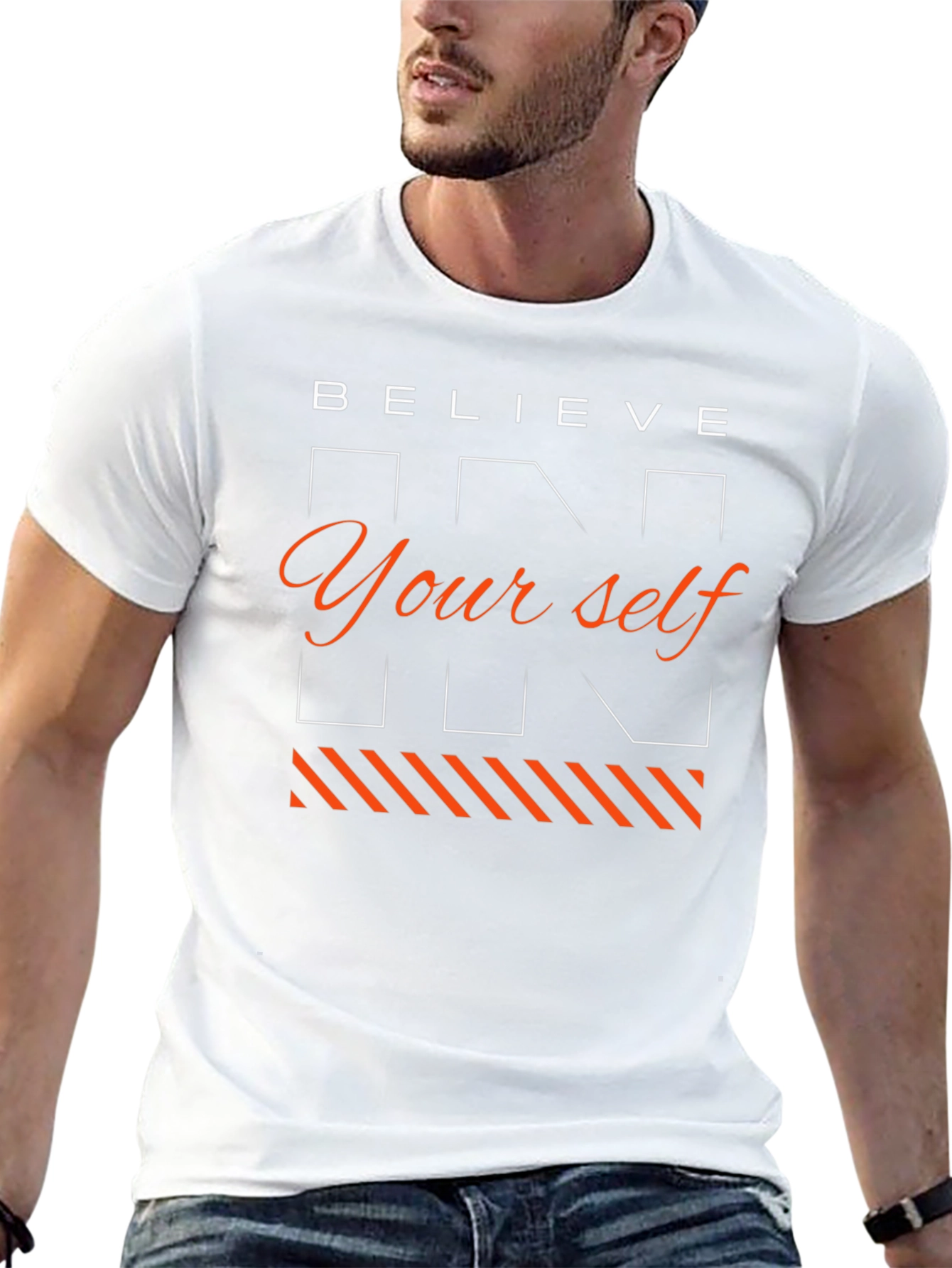 Believe Yourself Graphic Tee - Black T-Shirt