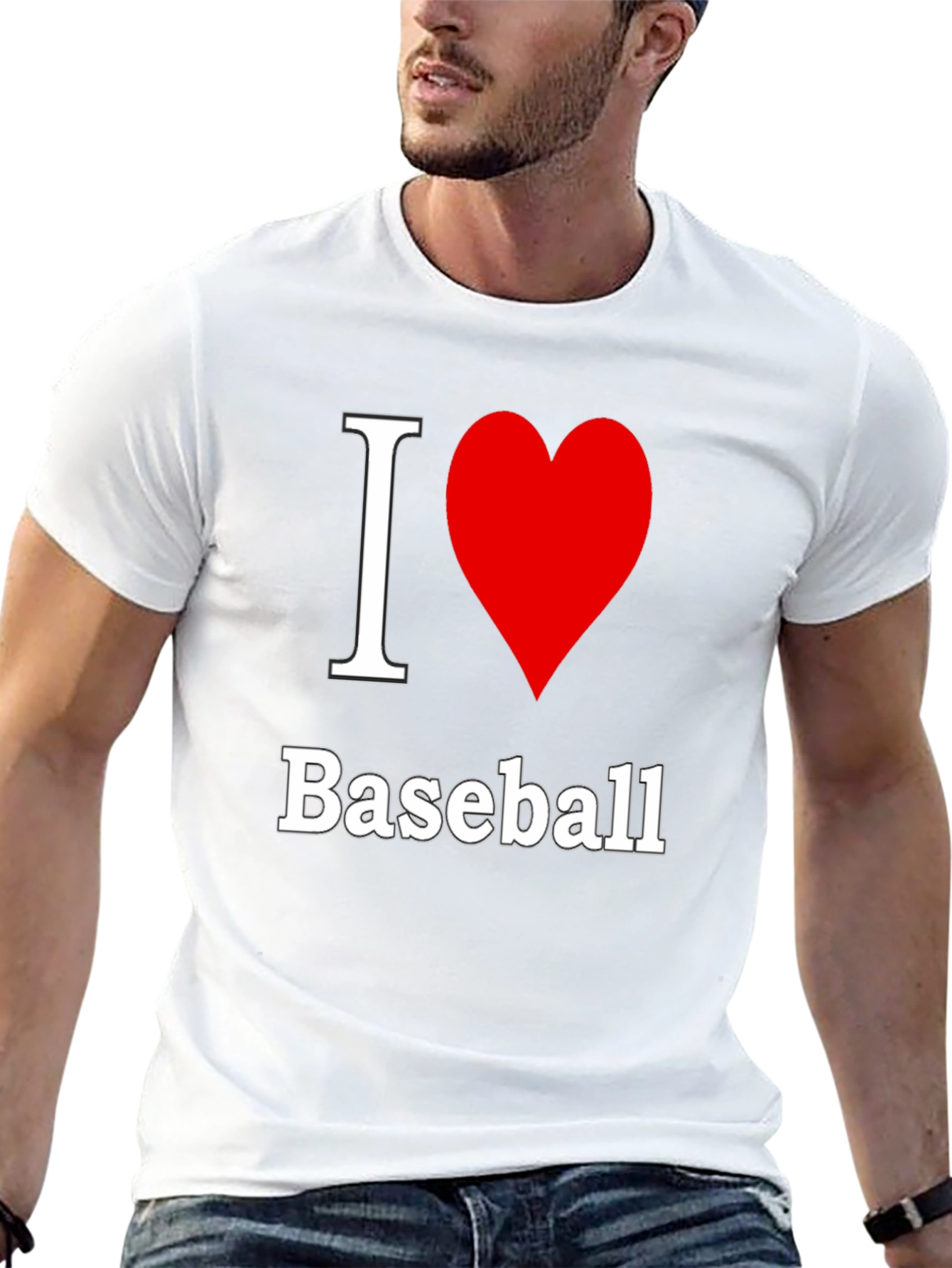 I Love Baseball T-Shirt - Classic Design