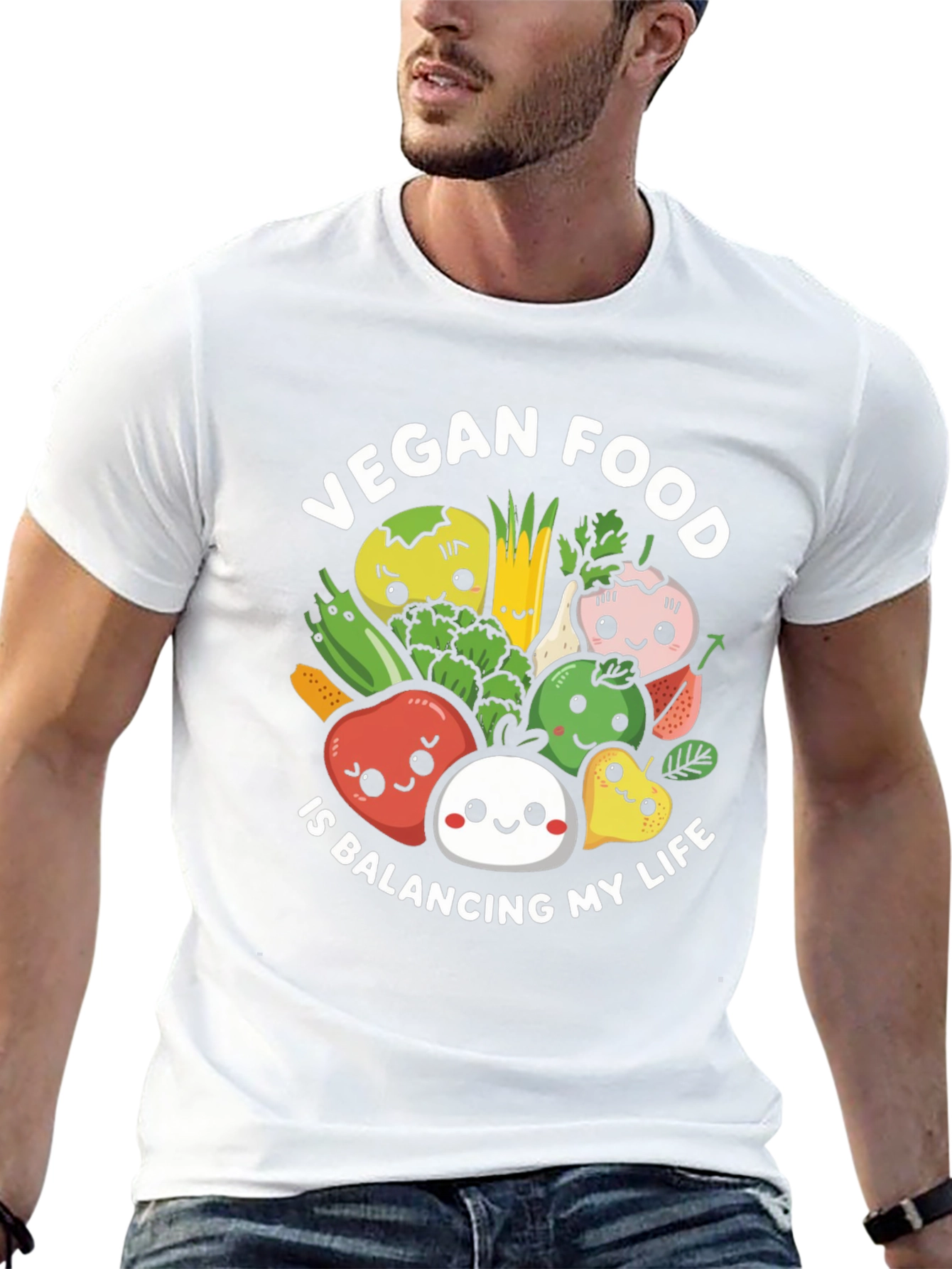 Vegan Food Balancing Life T-Shirt