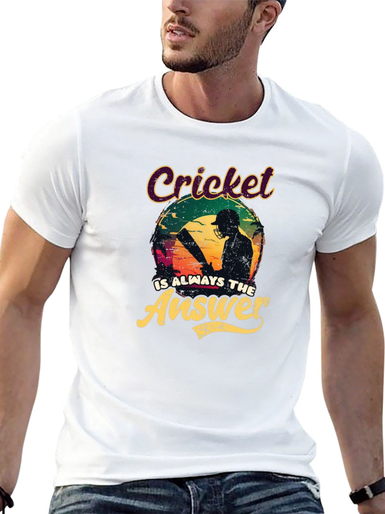 Cricket Is Always The Answer T-Shirt