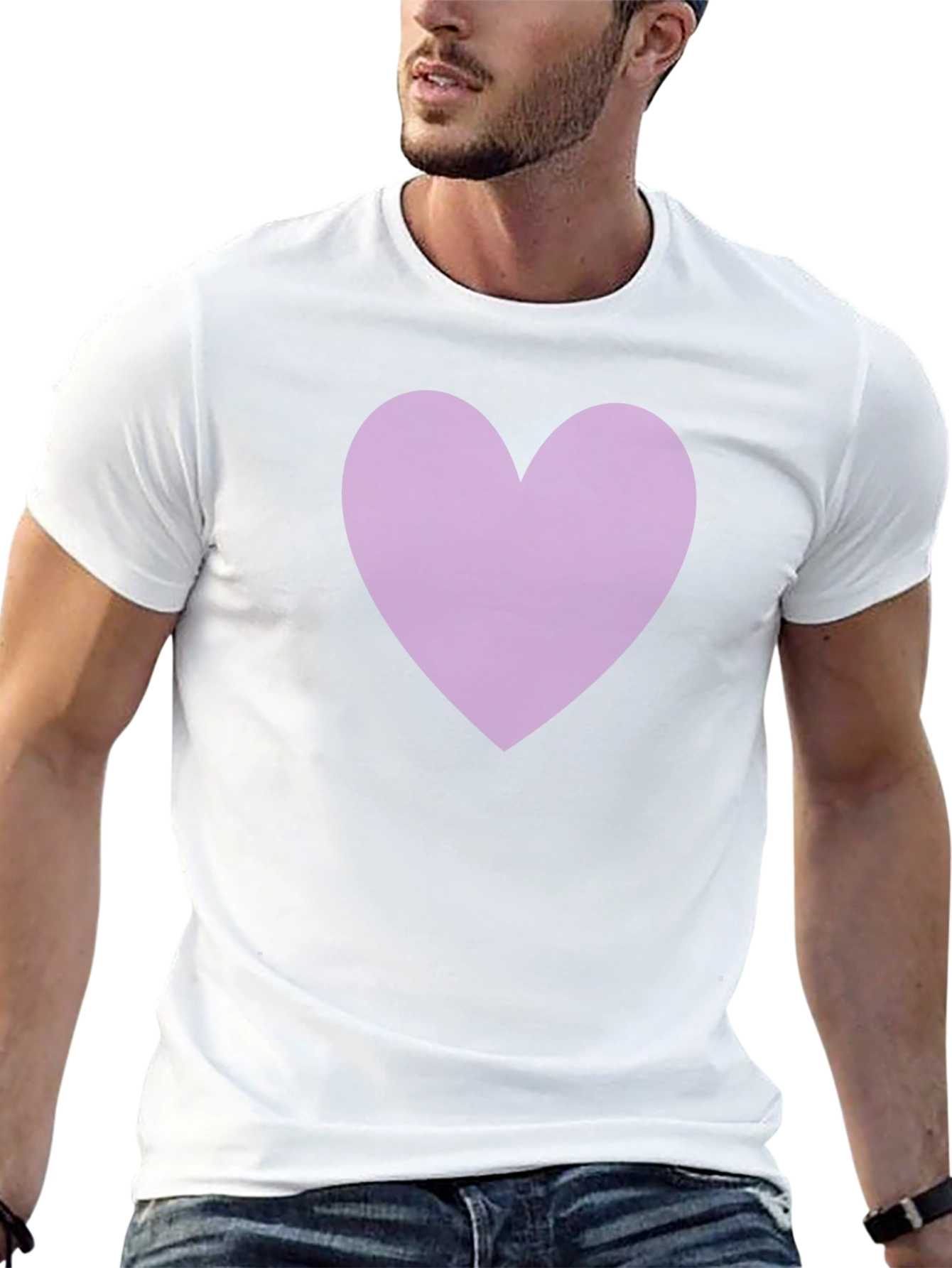 Heart Graphic Tee - Stylish Comfort