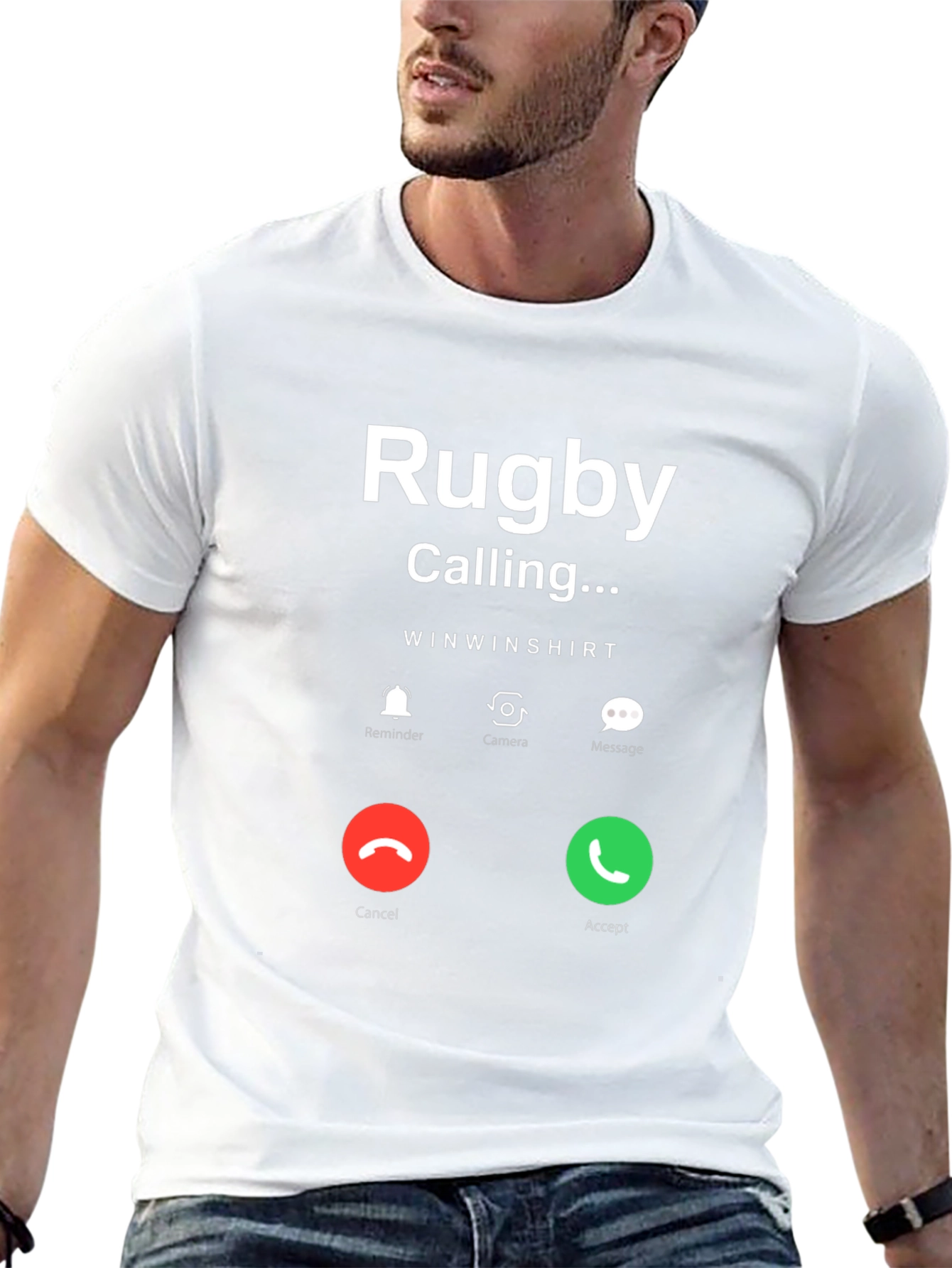 Rugby Calling T-Shirt - Novelty Sports Tee