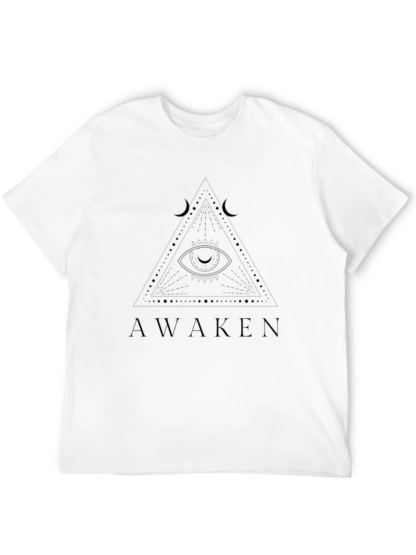 Awaken Graphic Tee - Illuminati Eye Pyramid T-Shirt