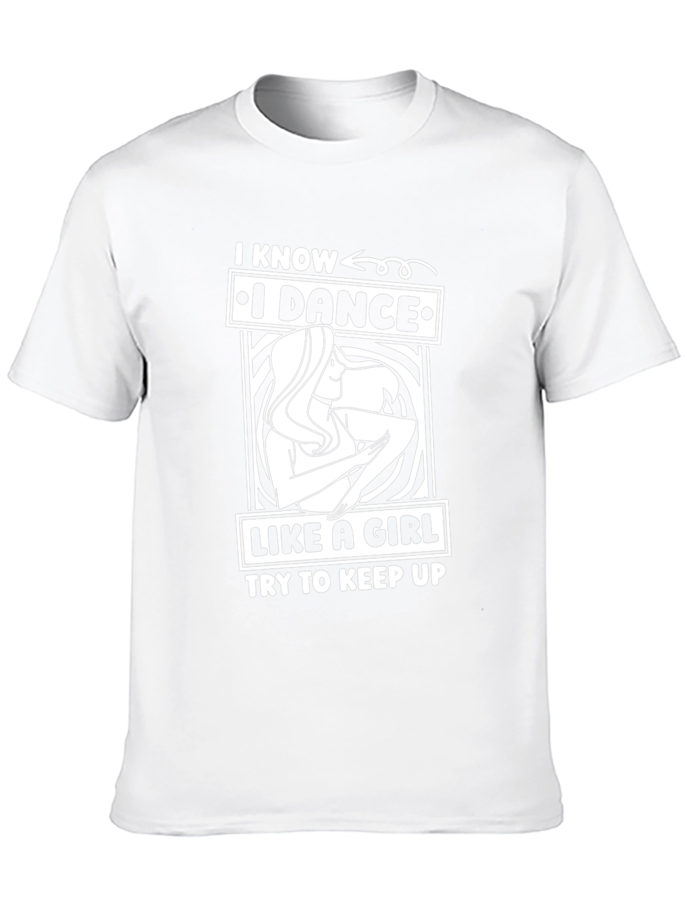 I Dance Like A Girl Mens Black T-Shirt