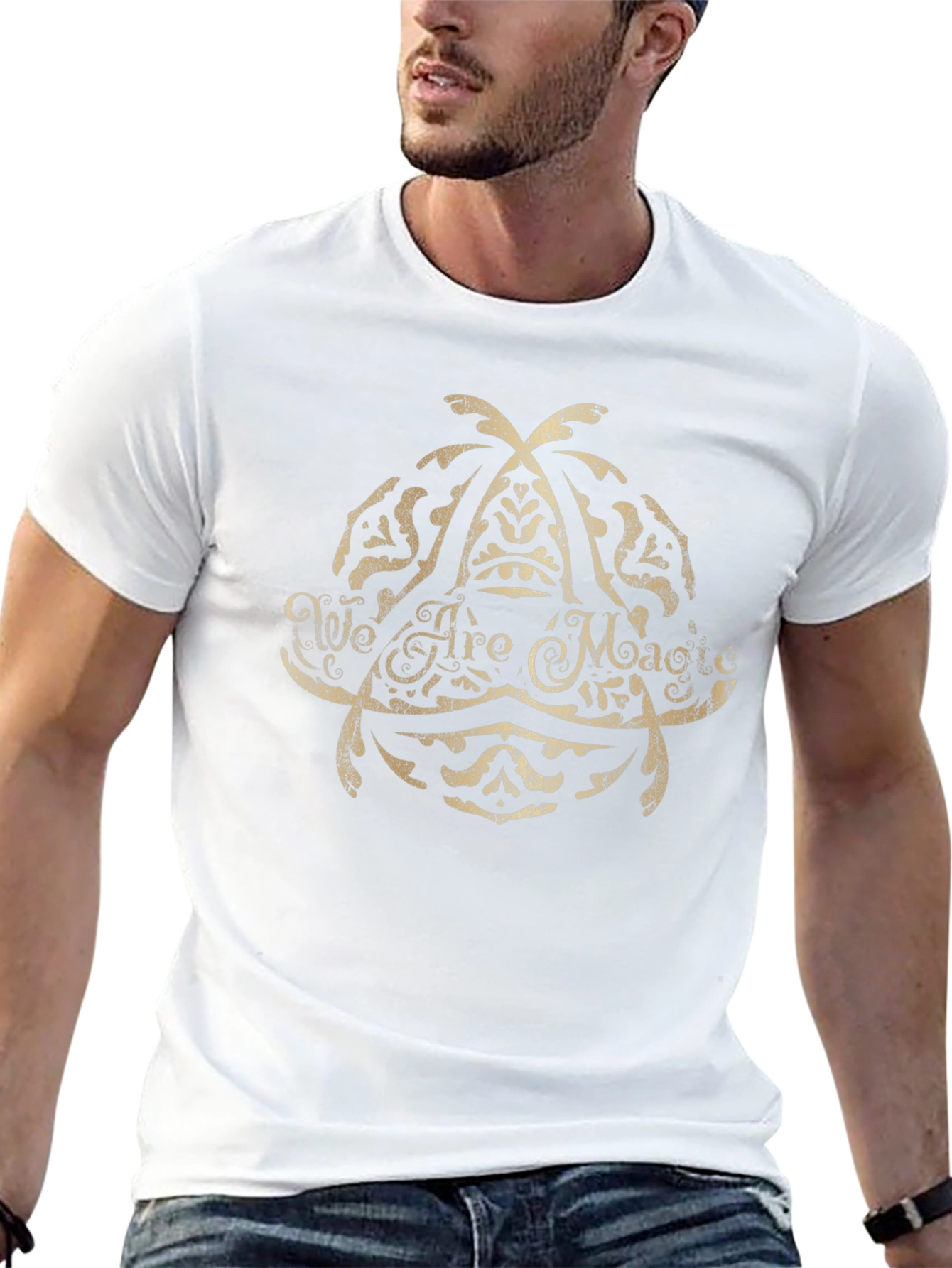 We Are Magic Black Graphic T-Shirt
