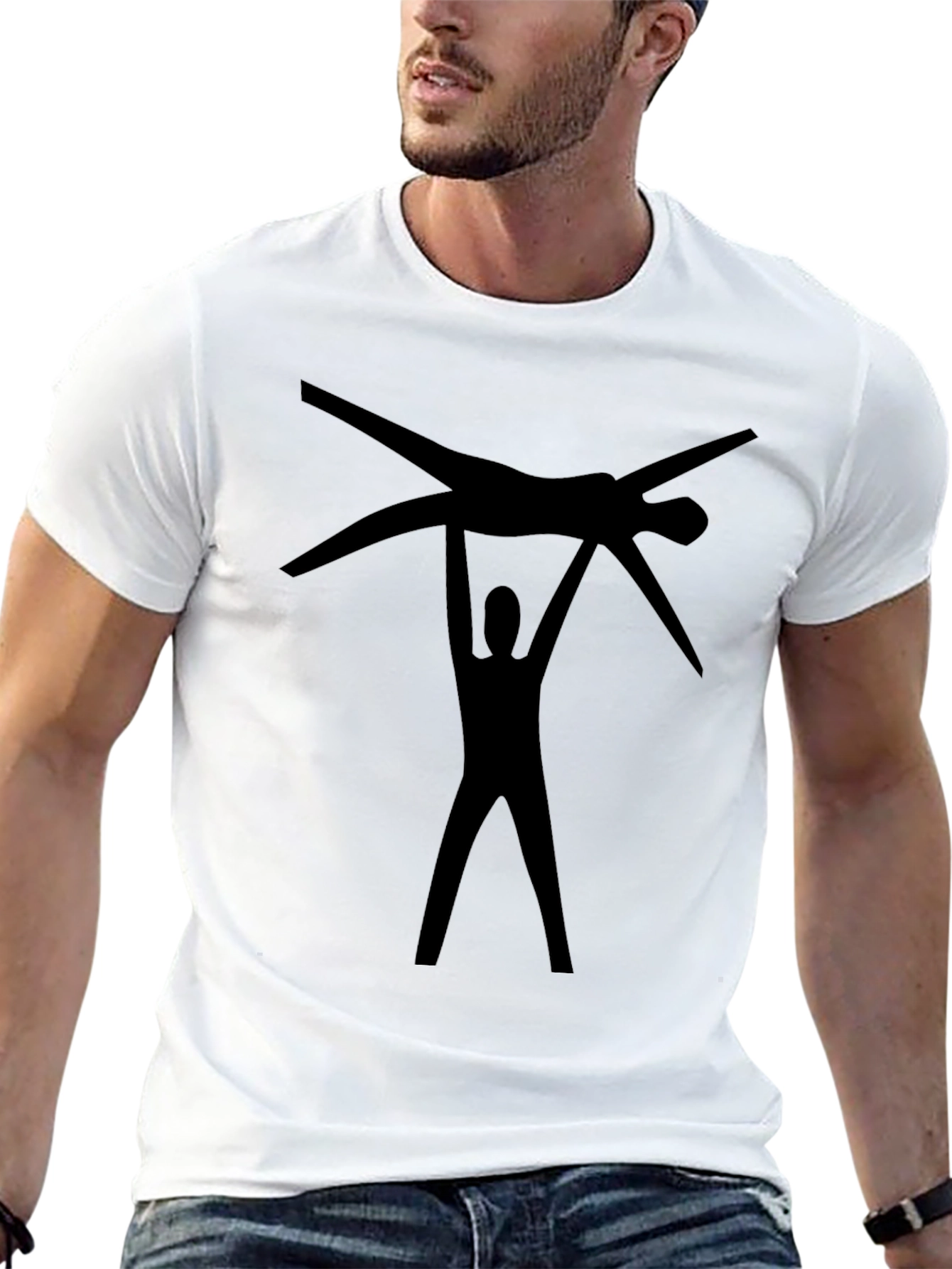 Gymnastics Silhouette Black T-Shirt