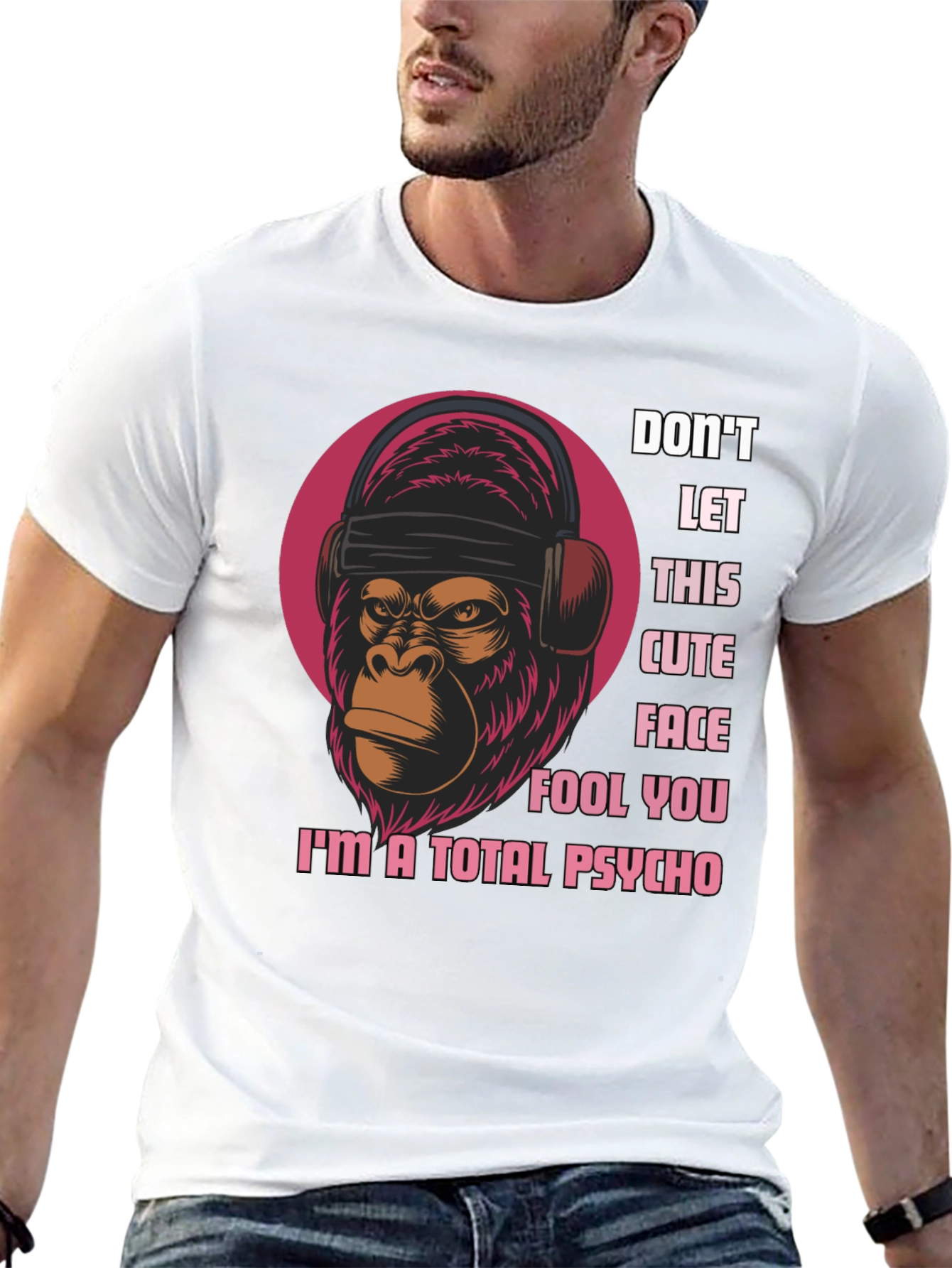 Psycho Monkey Graphic T-Shirt