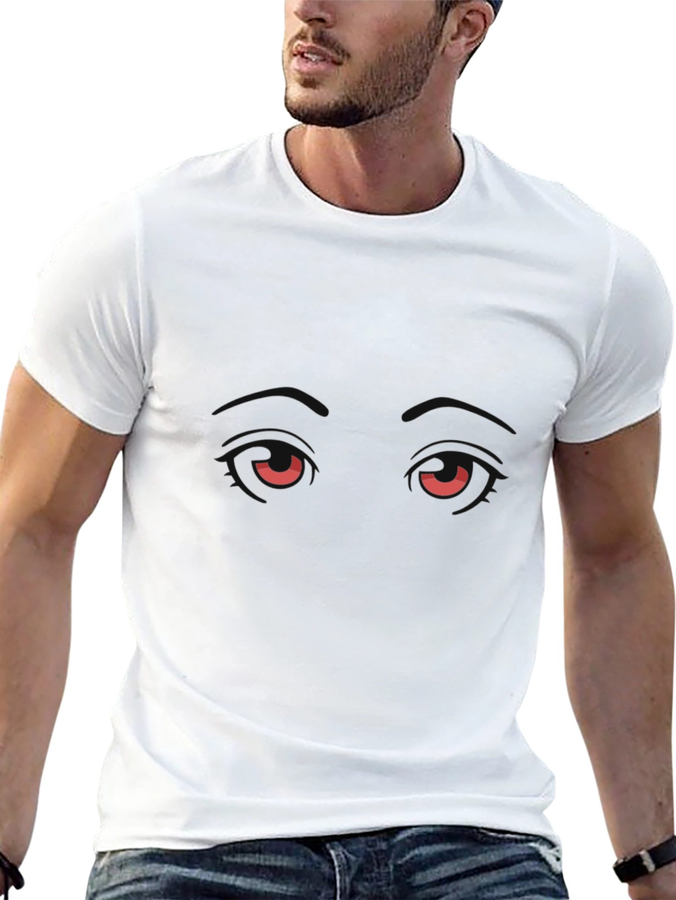 Red Eyes Black T-Shirt - Unique Graphic Tee
