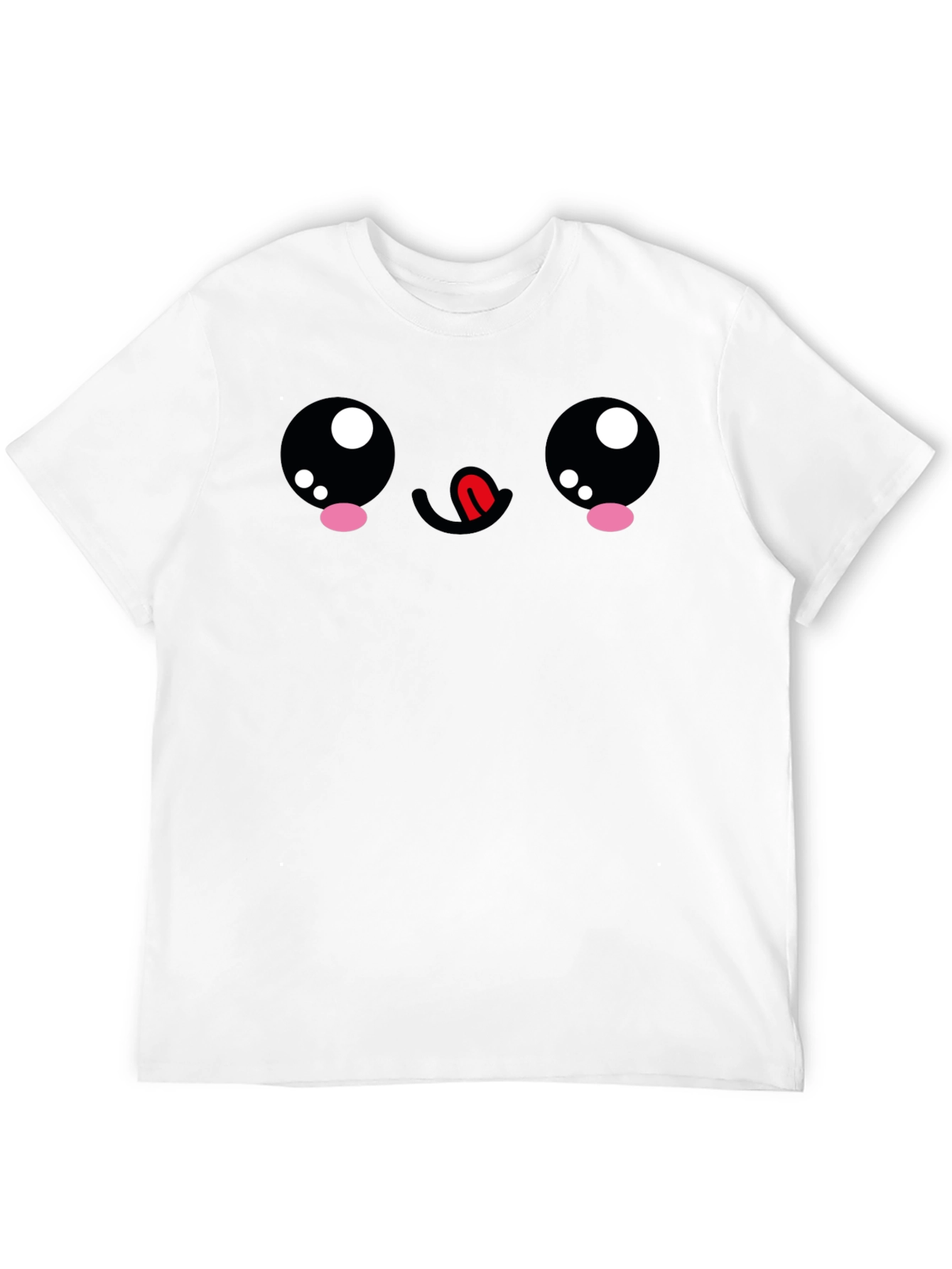 Kawaii Face Black T-Shirt