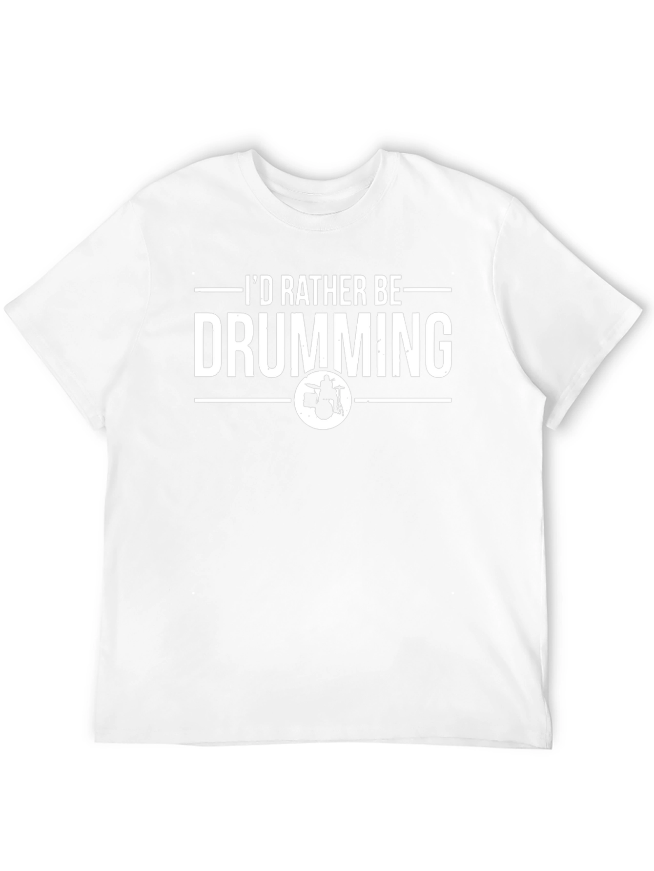 Drumming T-Shirt - Id Rather Be Drumming