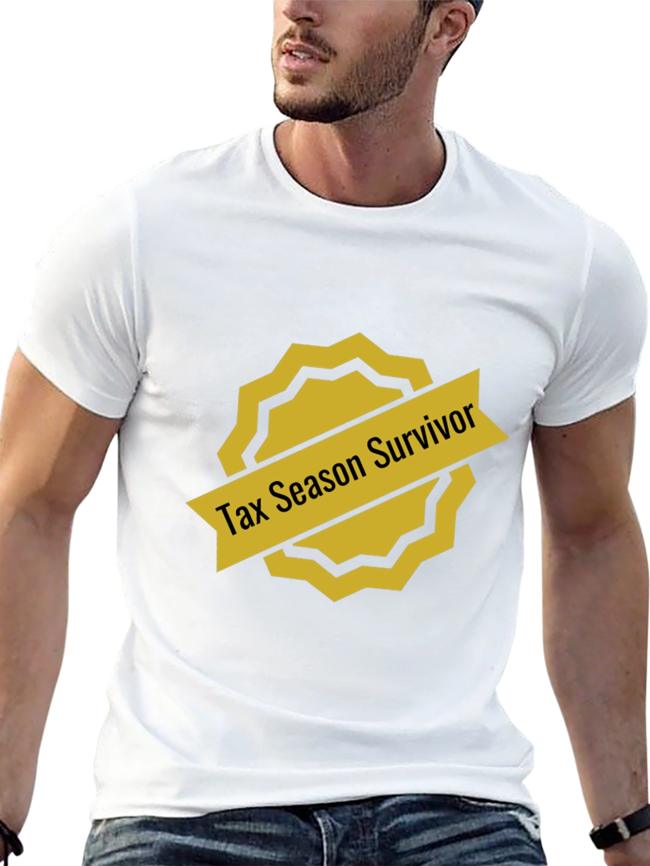 Tax Season Survivor Black T-Shirt
