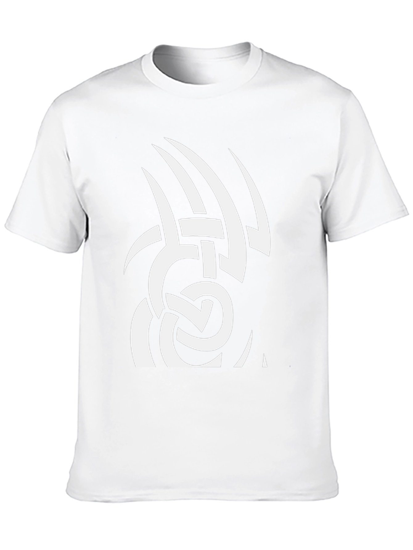 Tribal Tattoo Graphic Black Tee