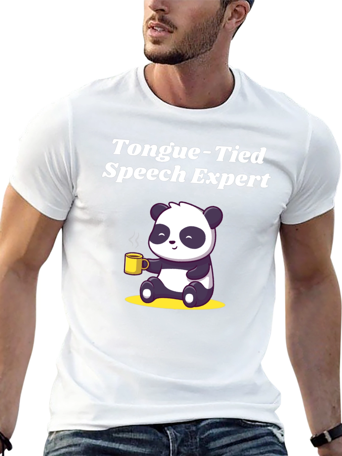 Tongue-Tied Speech Expert Panda T-Shirt
