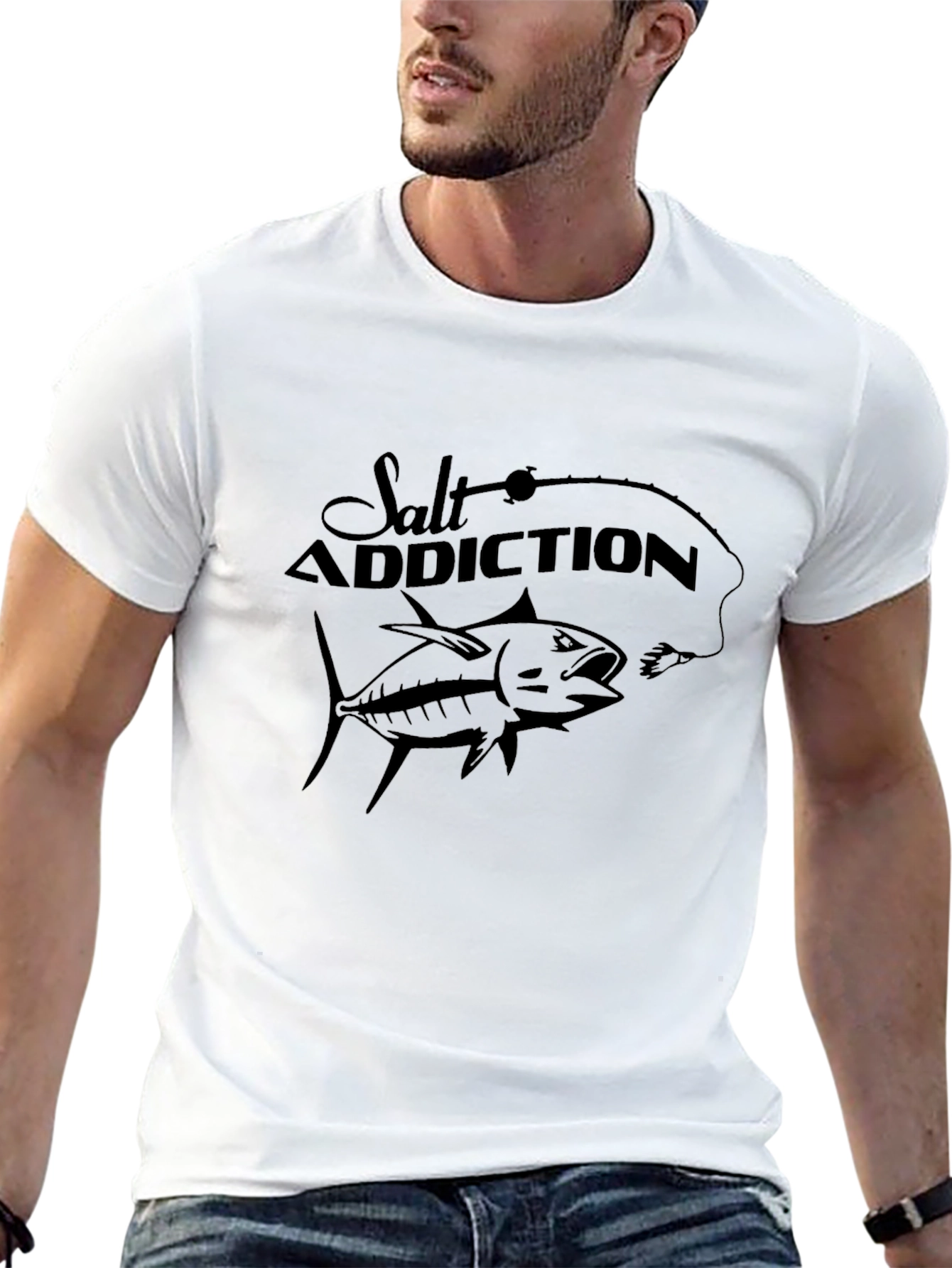 Salt Addiction Tuna Graphic T-Shirt - Fishing Tee