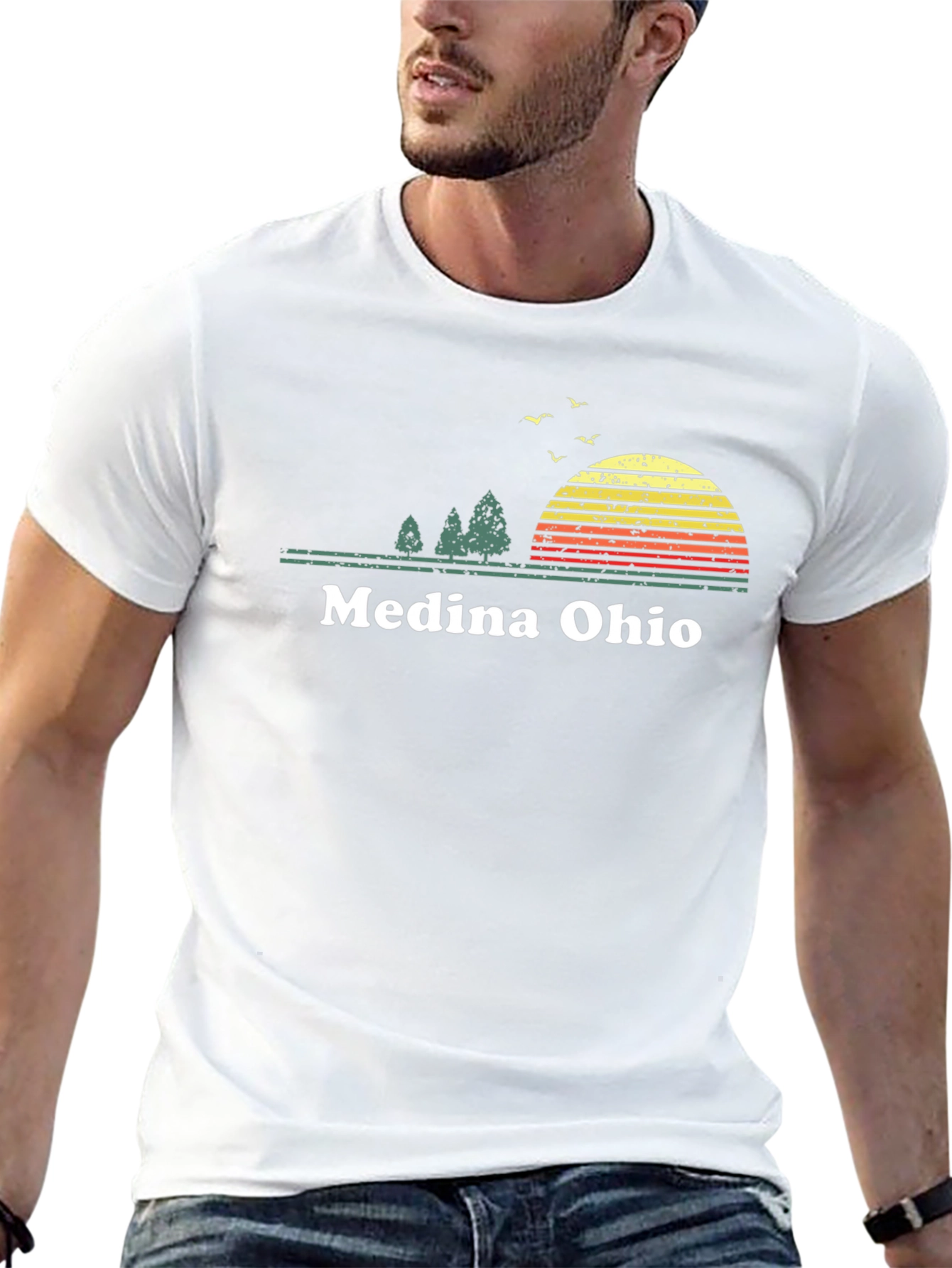 Medina Ohio Sunset Graphic T-Shirt