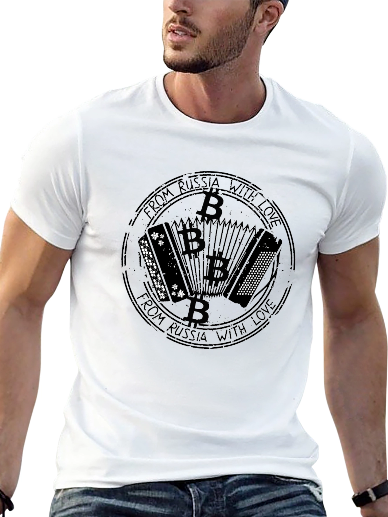 Russia With Love Accordion Tee