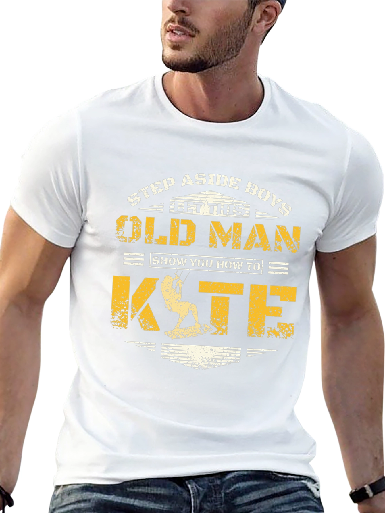 Old Man Kite T-Shirt: Step Aside Boys Tee
