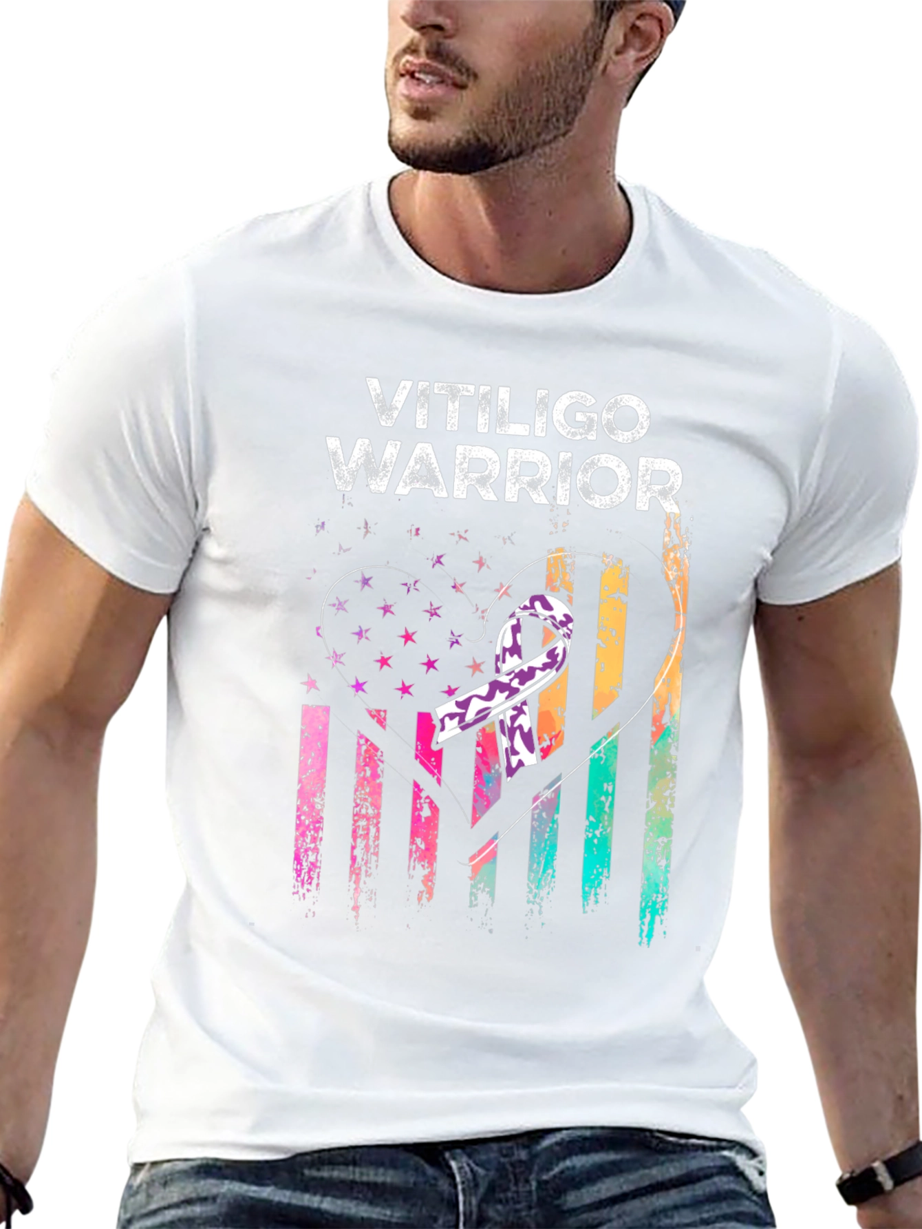 Vitiligo Warrior Graphic Tee