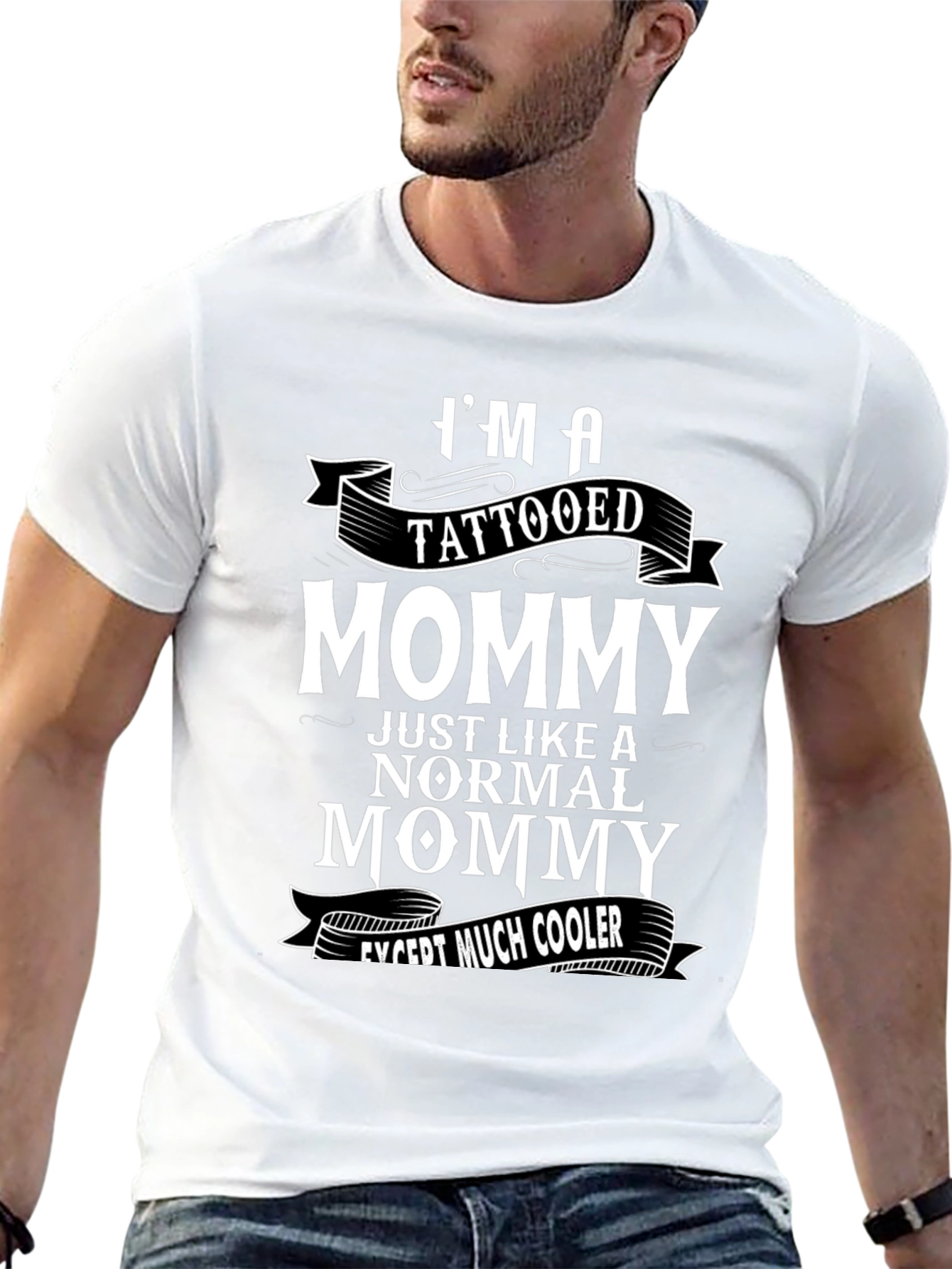 Tattooed Mommy Graphic Tee - Cool Mom Shirt