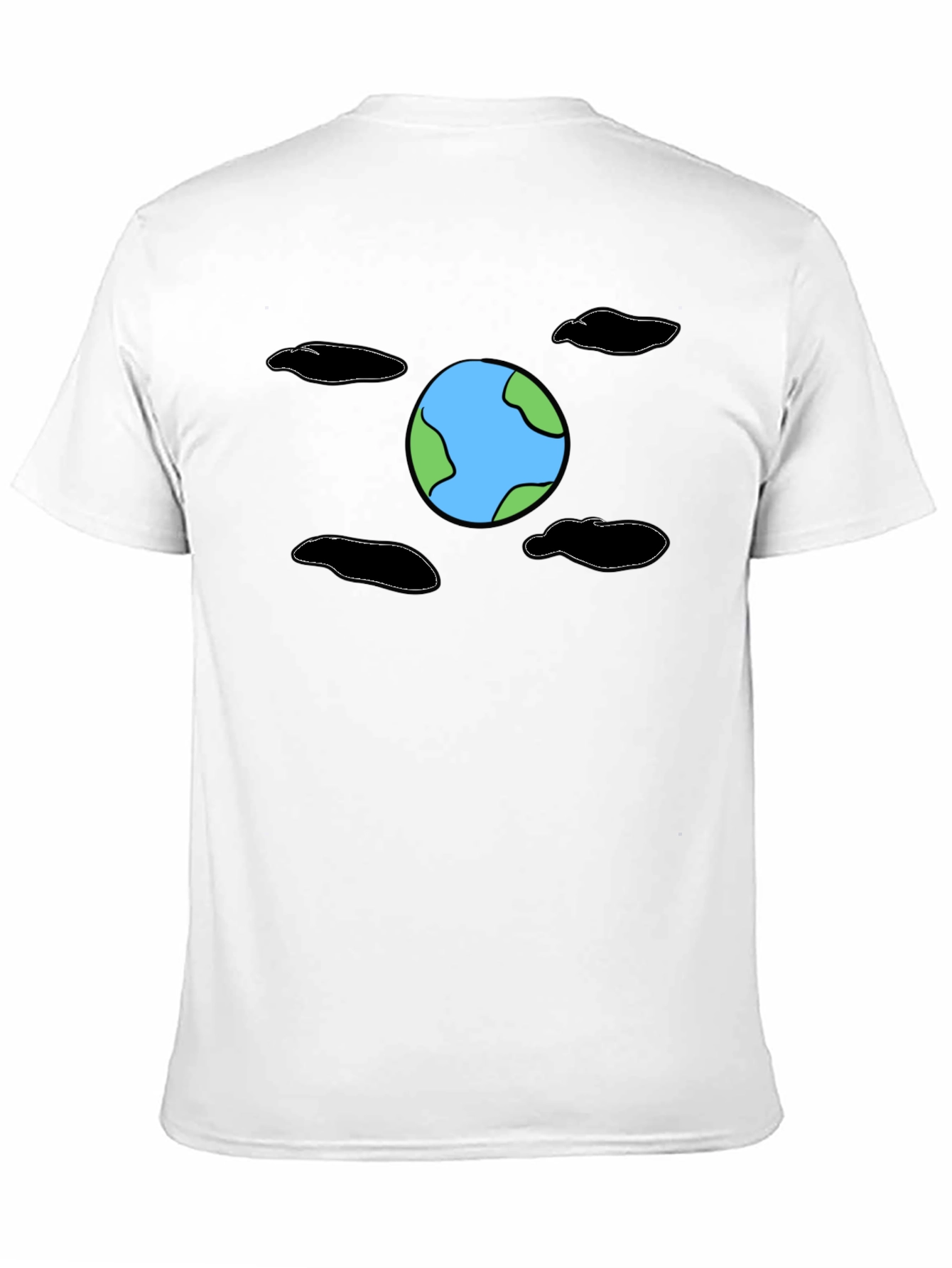 Earth Graphic Black T-Shirt