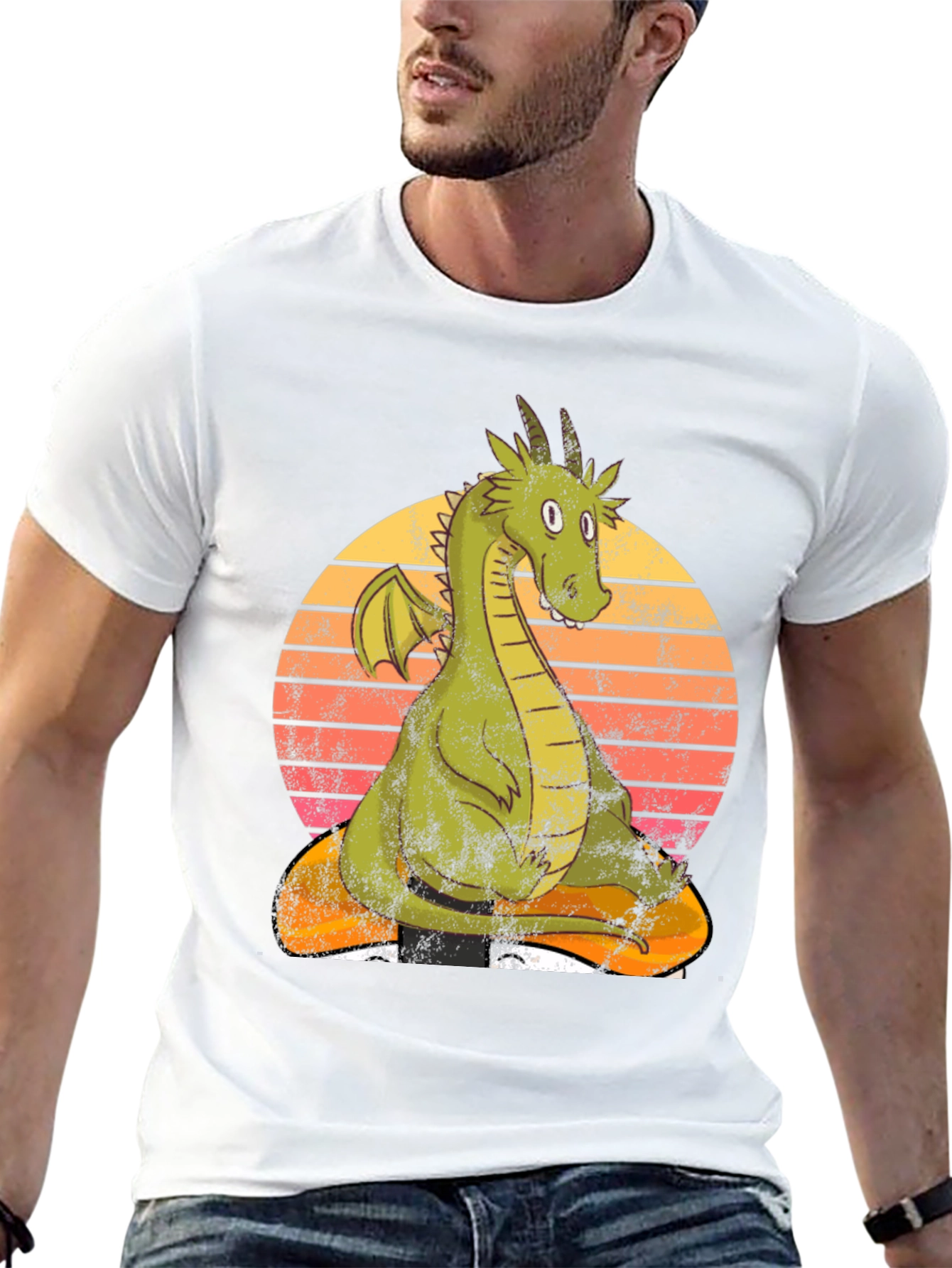Dragon T-Shirt - Relaxed Retro Design