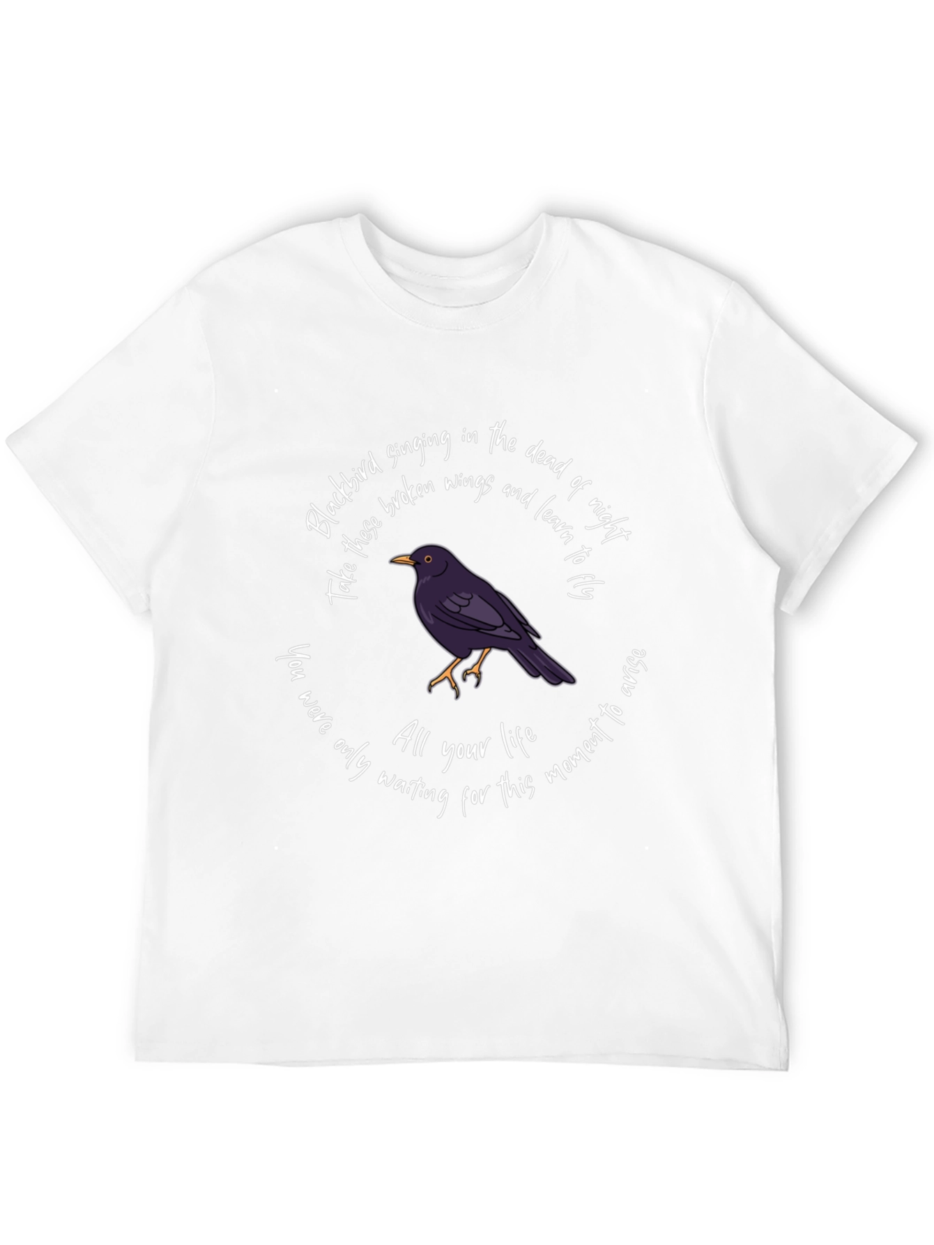 Blackbird Graphic T-Shirt: Singing in the Dead of Night