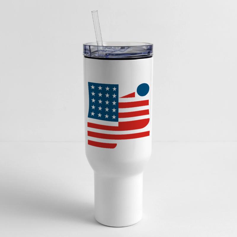 Abstract American Flag Art Design modernism