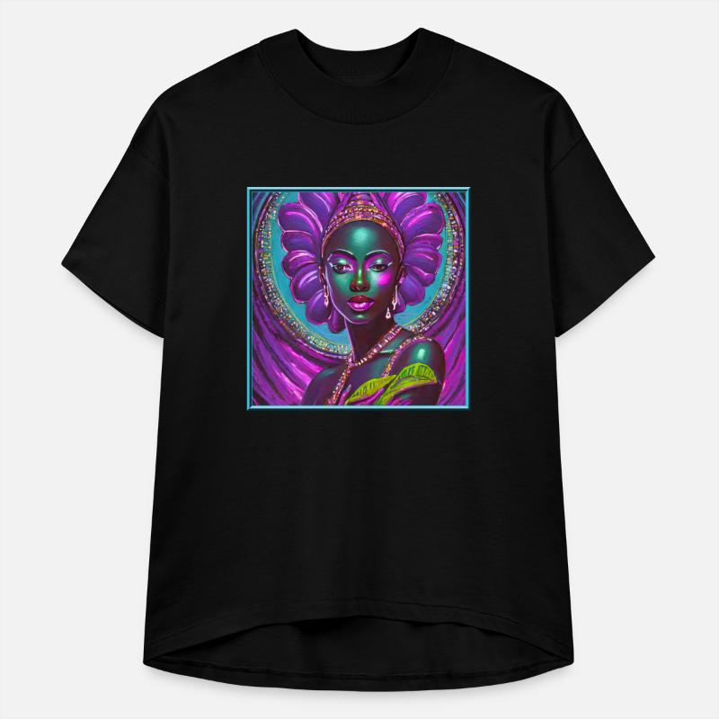 African Goddess Violet Nurturing Me - 1