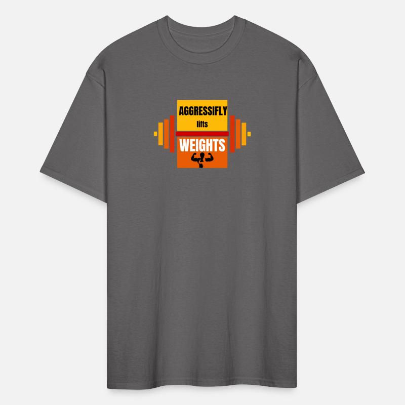 aggressifly lifts weights
