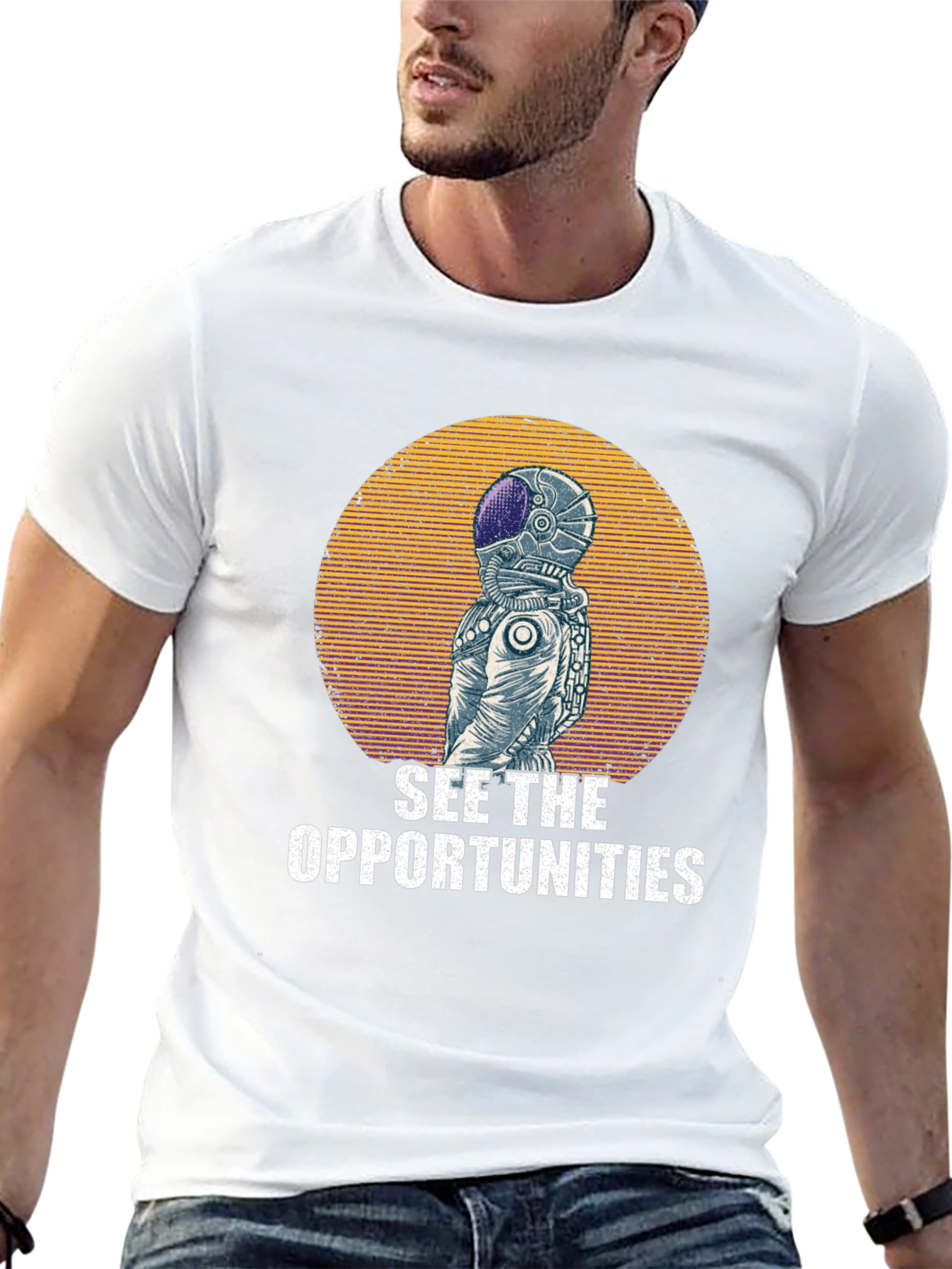 See The Opportunities Astronaut Graphic T-Shirt