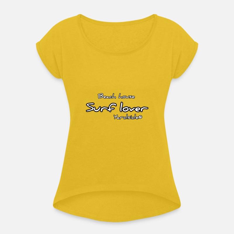 Beach house Surf lover Yardside font logo white