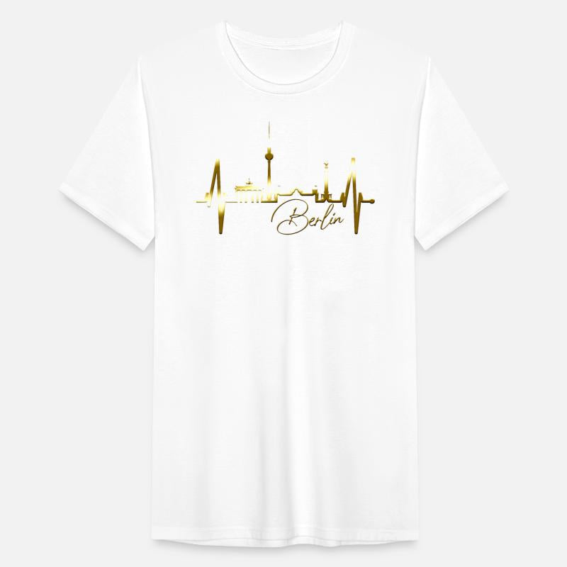 Berlin Skyline Heartbeat Germany Fan I Love Berlin
