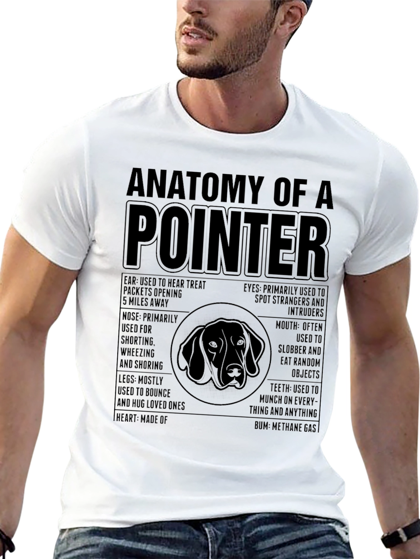 Anatomy of a Pointer Dog T-Shirt