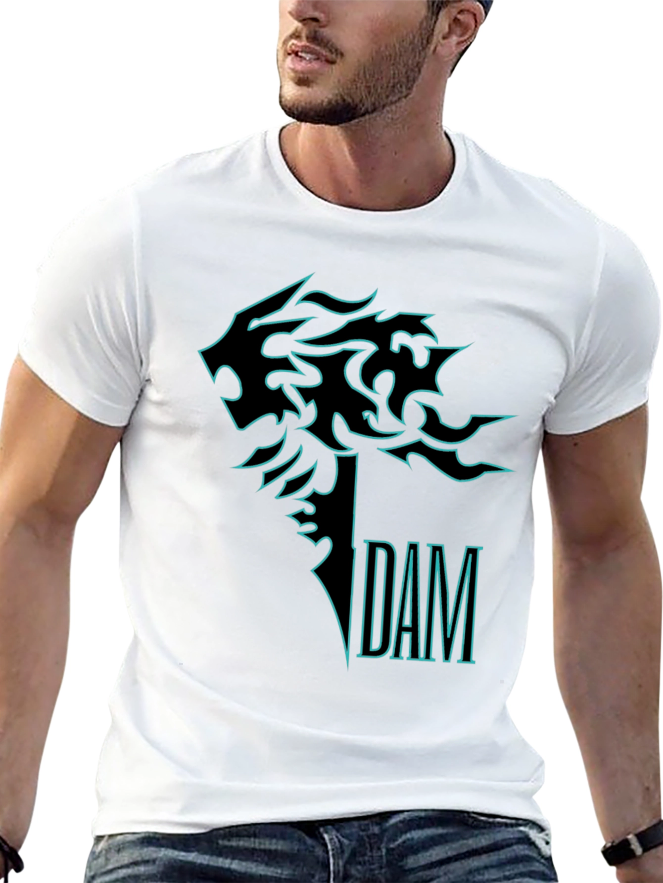 Adam T-Shirt - Lion Sword Design