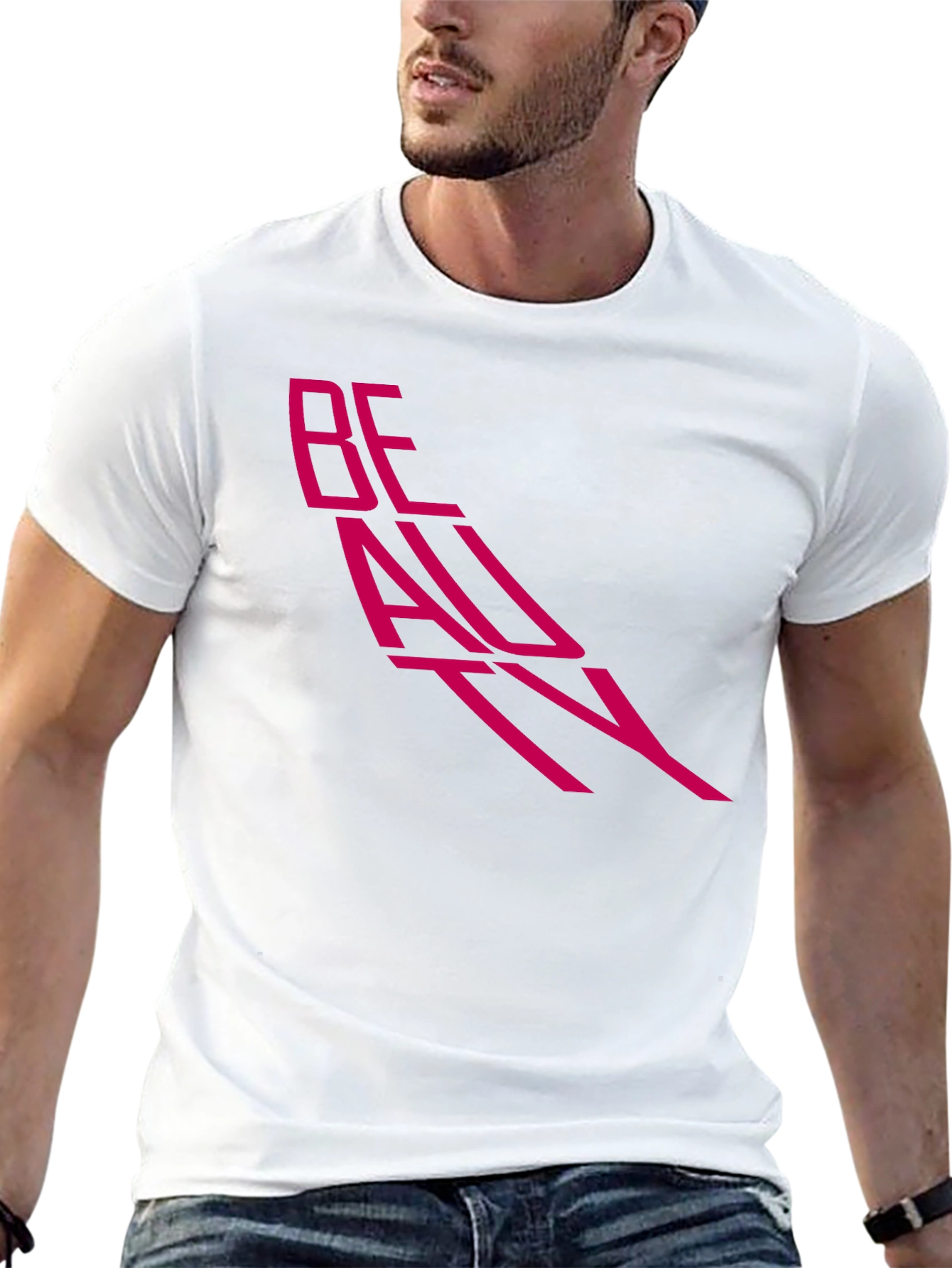 Beauty Graphic Black T-Shirt - Modern Style