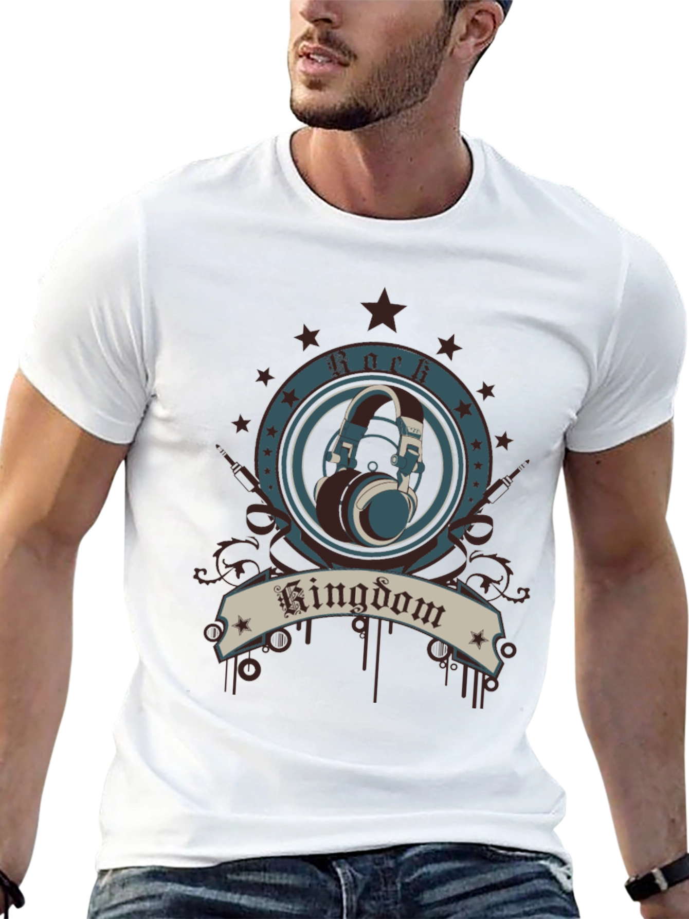 Rock Kingdom Graphic Tee - Music Lover T-Shirt