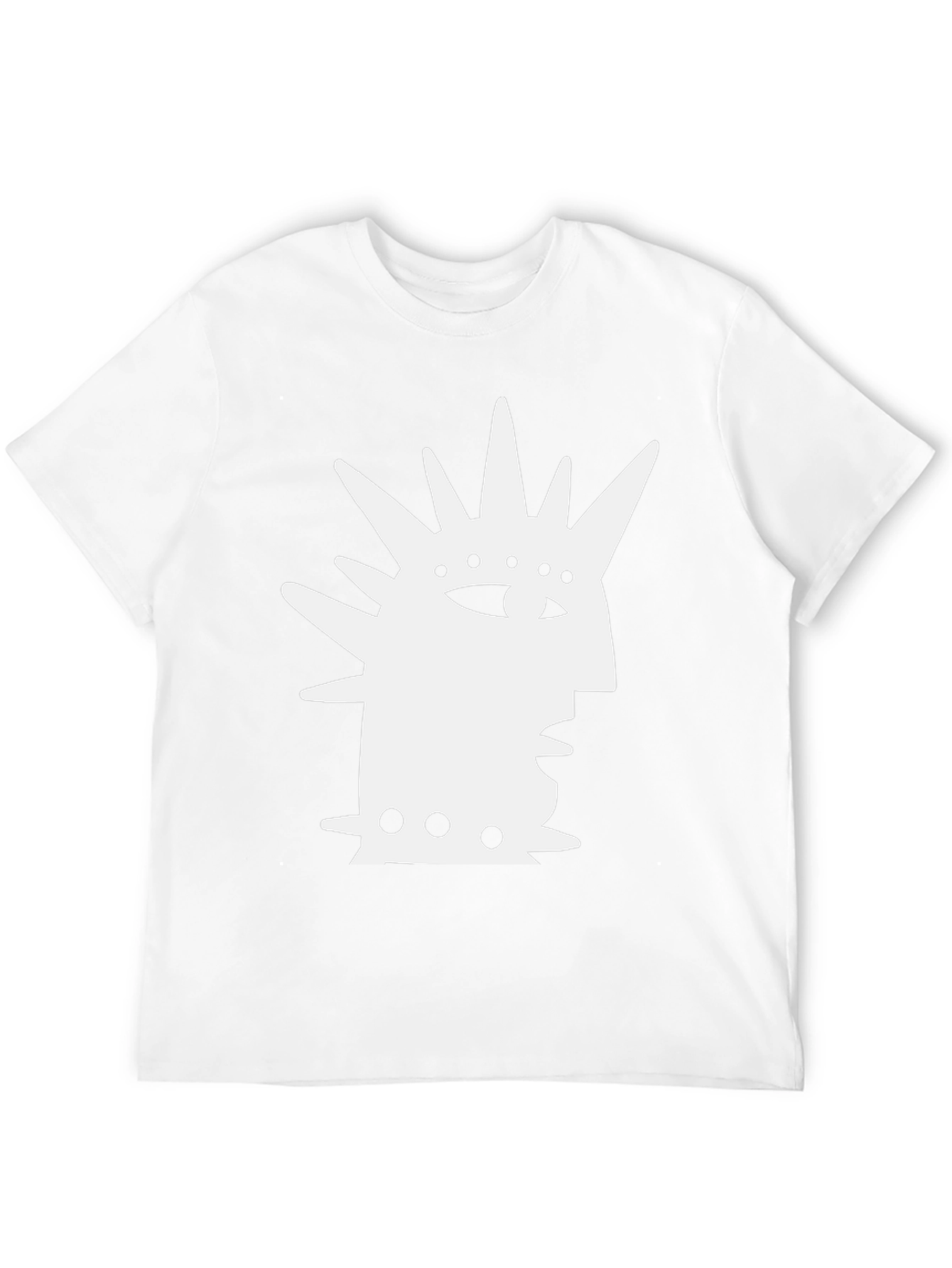 Abstract Punk Rock Graphic T-Shirt - Black