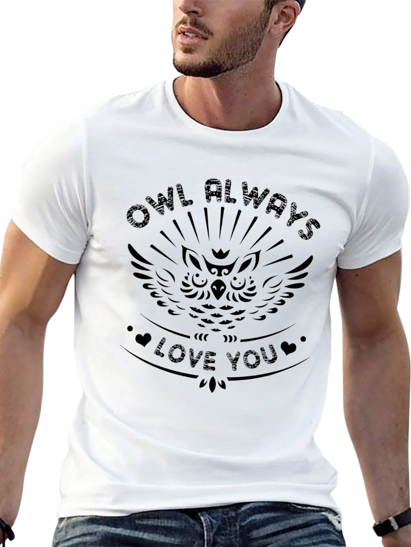 Owl Always Love You T-Shirt - Black Graphic Tee